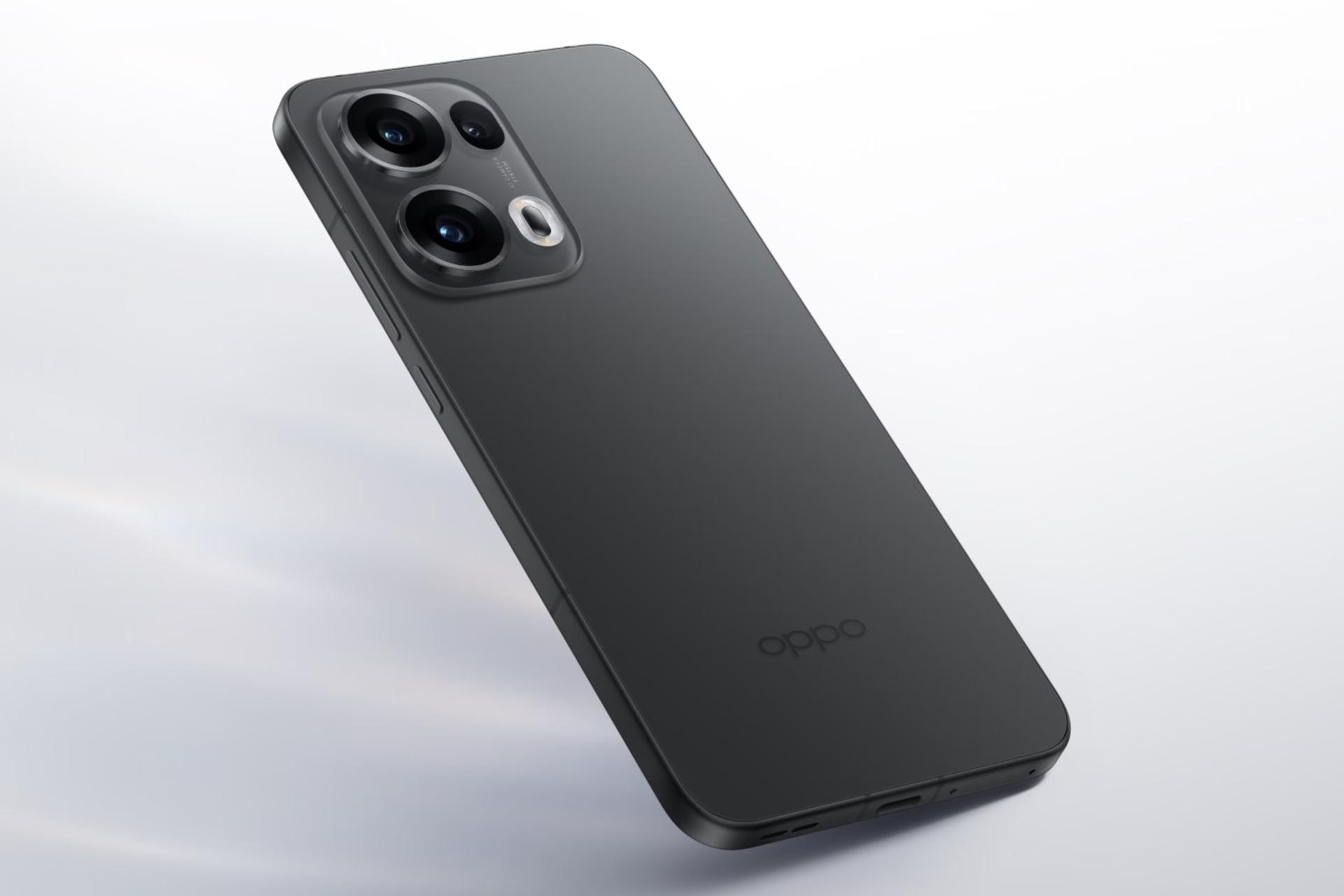 پنل پشت و چینش دوربین گوشی موبایل Reno13 پرو اوپو نسخه گلوبال خاکستری تیره / Oppo Reno13 Pro Global