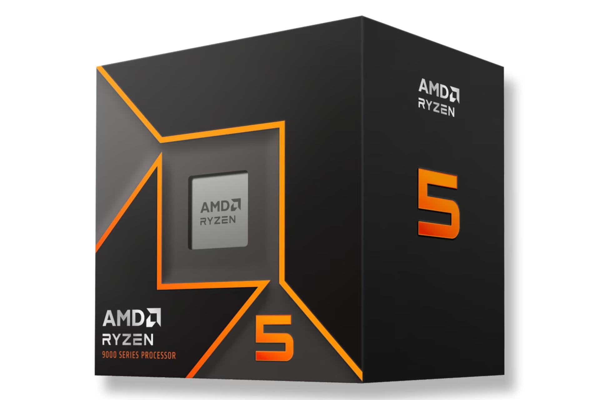 جعبه پردازنده رایزن 5 9600 ای ام دی / AMD Ryzen 5 9600