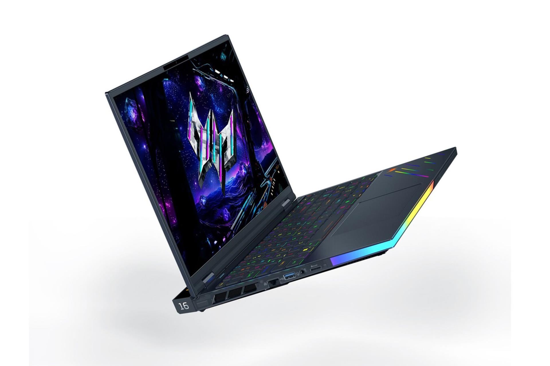 لپ تاپ ایسر Acer Predator Helios 16 AI PH16-73 نمای چپ و درگاه ها