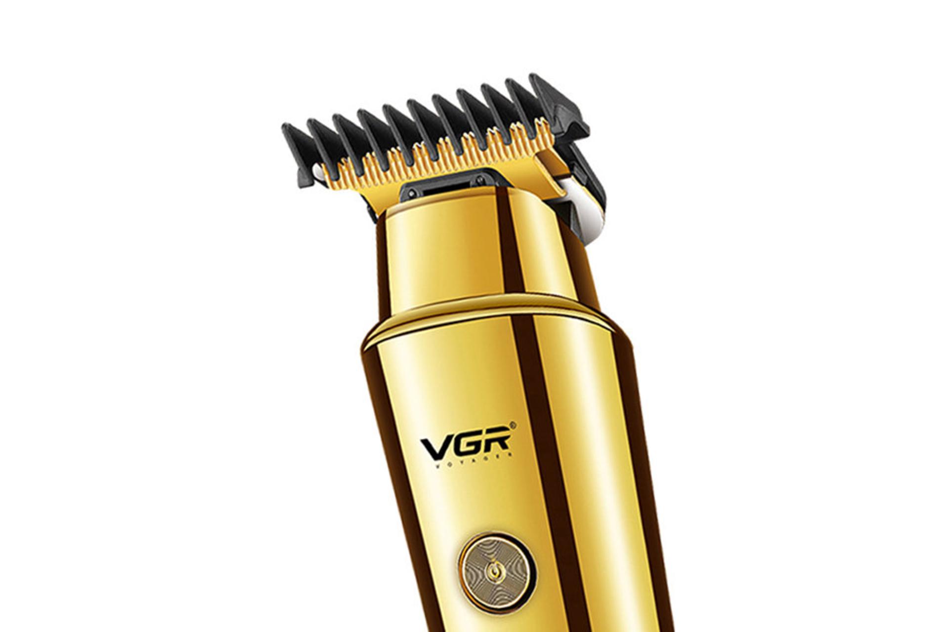 ماشین اصلاح و ریش تراش وی جی آر VGR V-947 نمای شانه روی تیغه