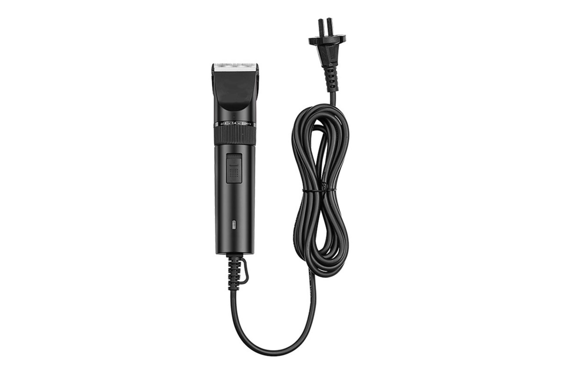 ماشین اصلاح و ریش تراش پرومارون Promaron RL-708 نمای جلو با سیم