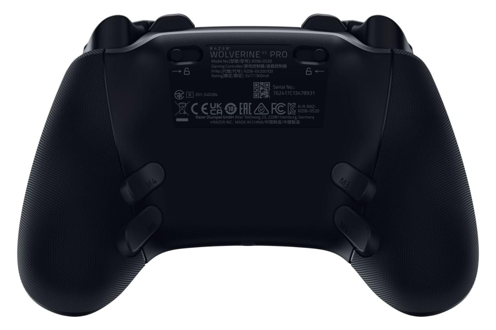 پشت دسته بازی ریزر Razer Wolverine V3 Pro