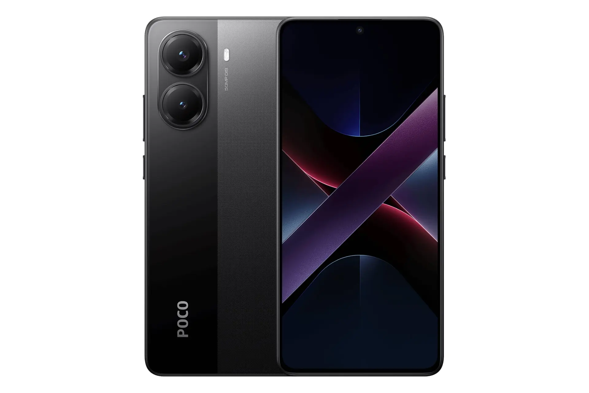 پنل جلو و پشت گوشی موبایل پوکو X7 پرو شیائومی مشکی / Xiaomi Poco X7 Pro