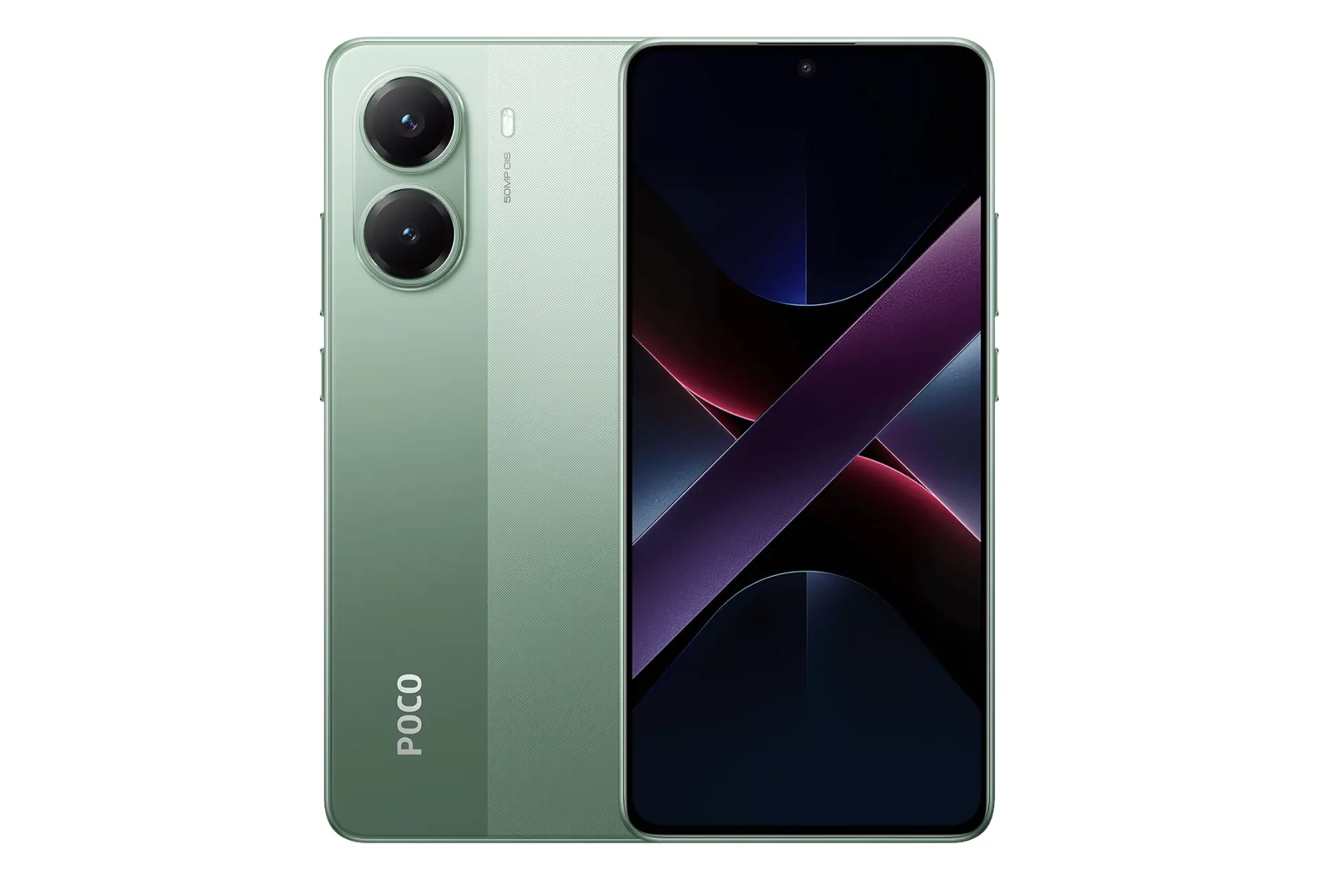 پنل جلو و پشت گوشی موبایل پوکو X7 پرو شیائومی سبز / Xiaomi Poco X7 Pro