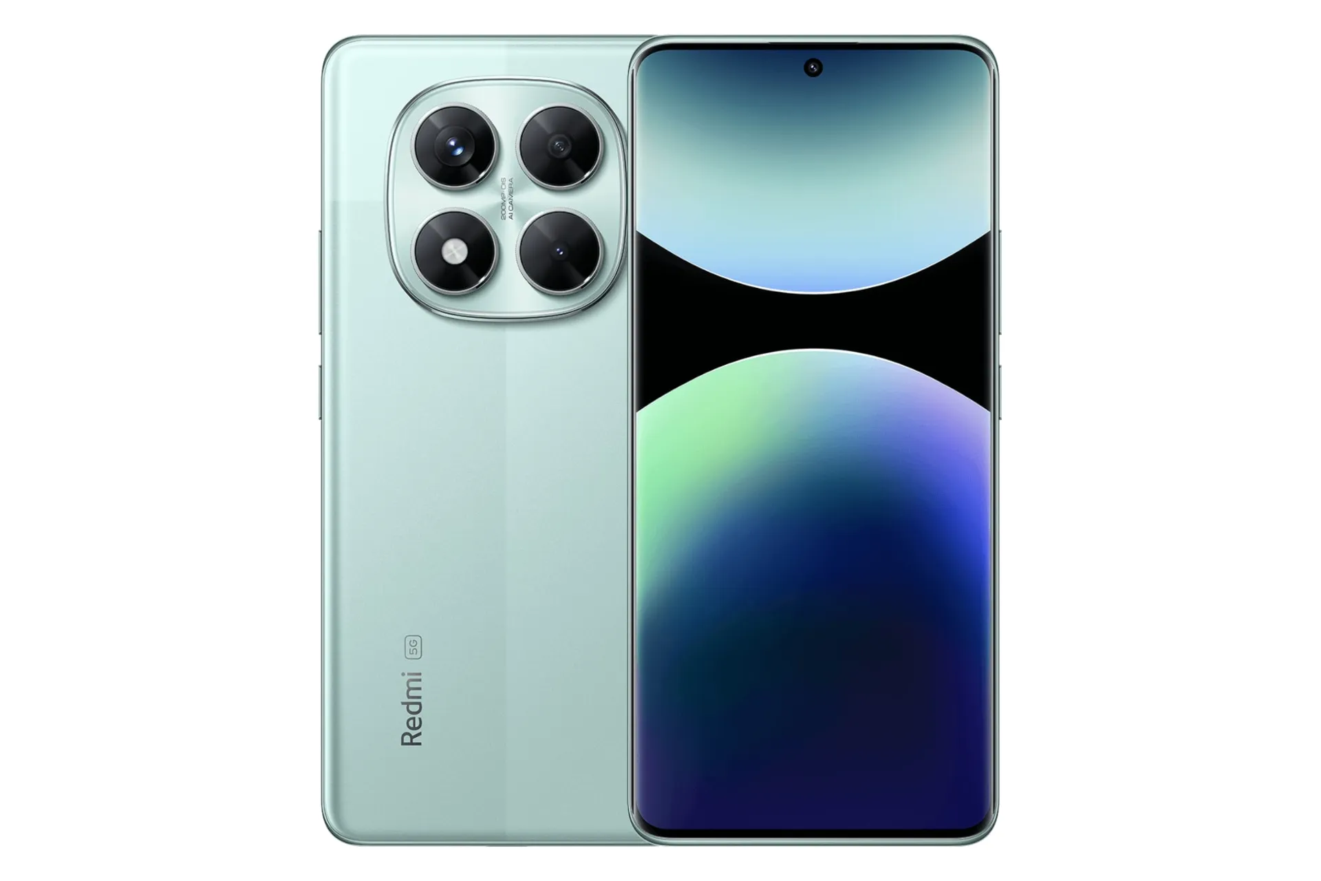 پنل جلو و پشت گوشی ردمی نوت 14 پرو شیائومی 5G نسخه گلوبال سبز / Xiaomi Redmi Note 14 Pro 5G Global