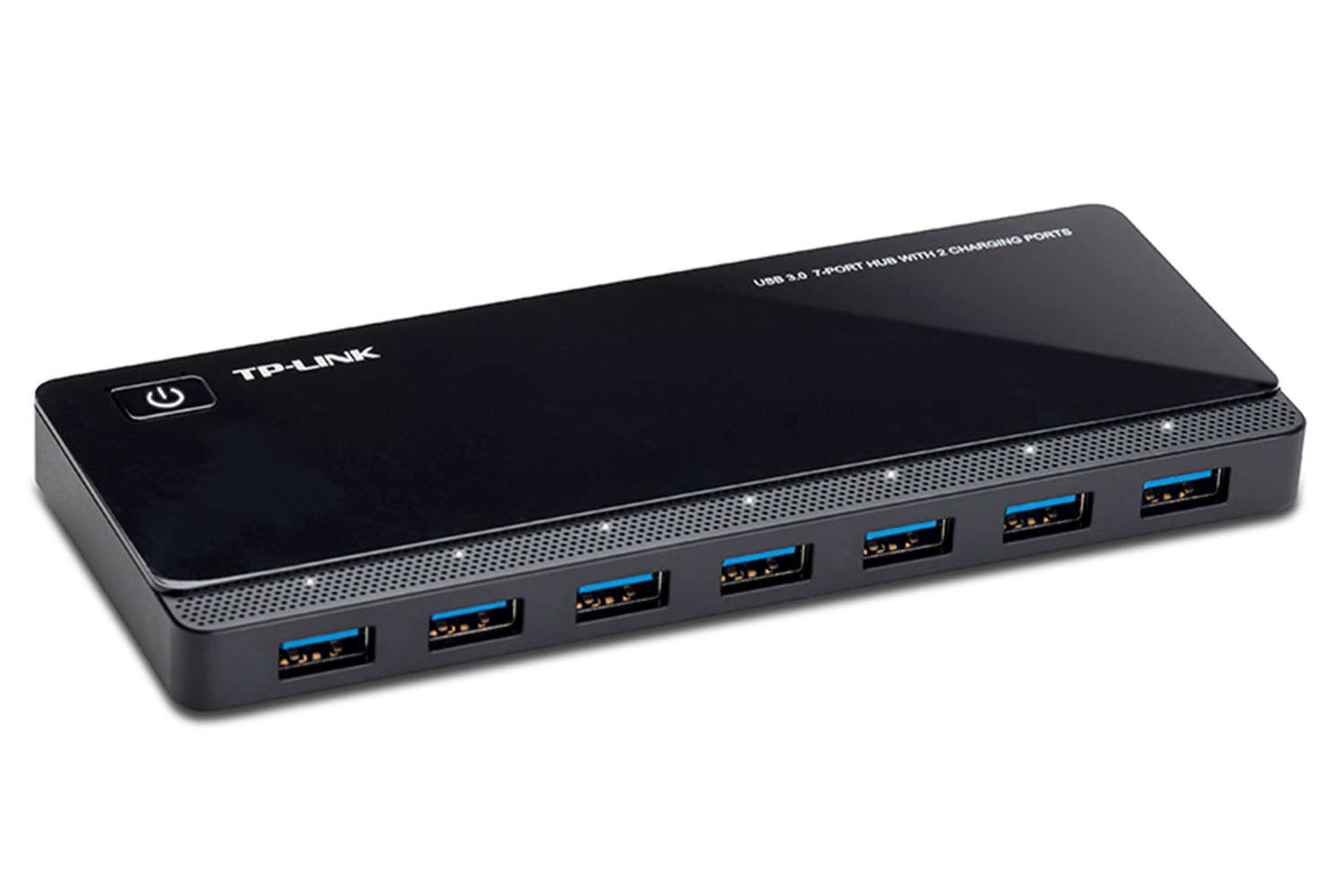 نمای سمت راست هاب USB-A تی پی لینک 7 پورت مدل UH720