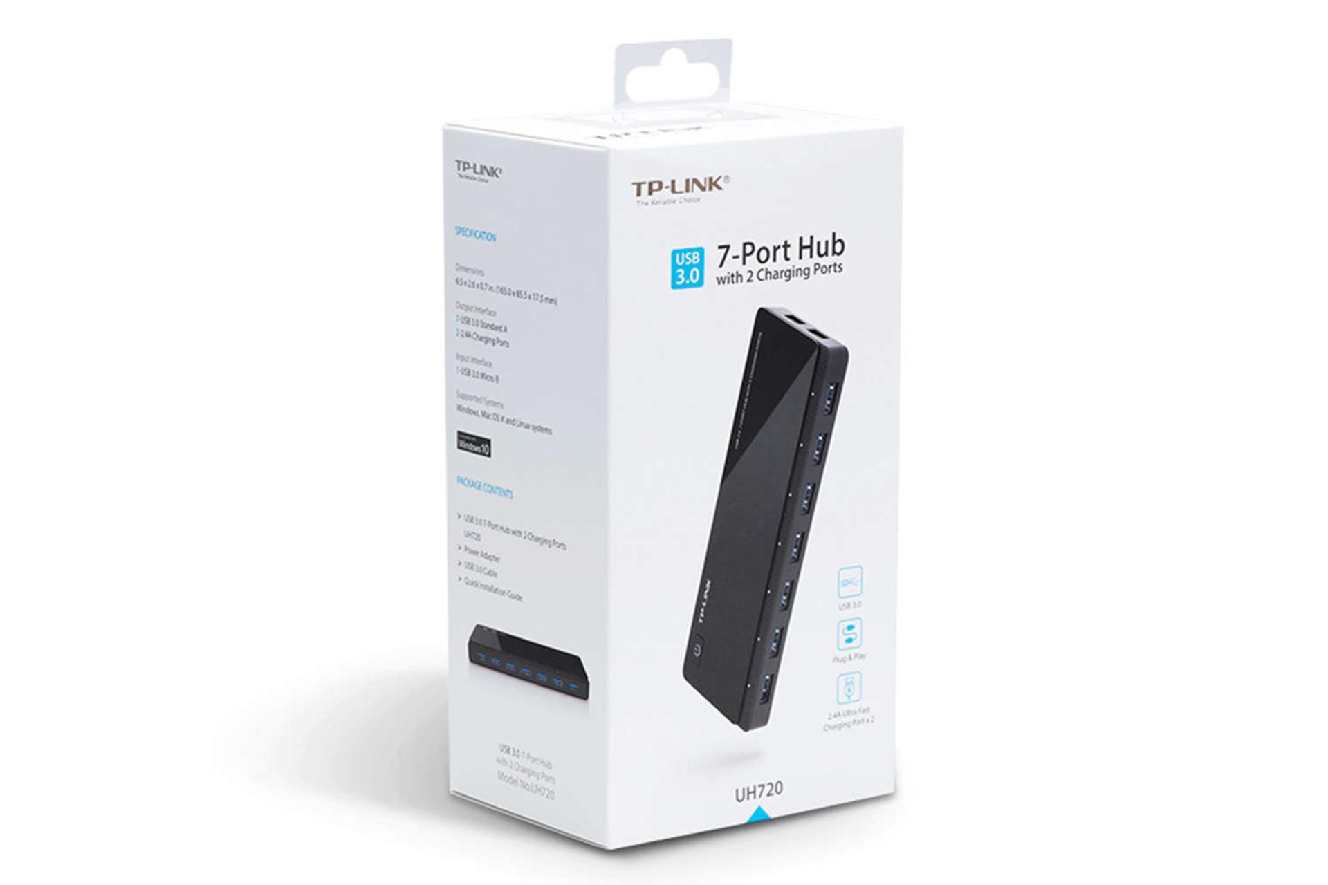 جعبه هاب USB-A تی پی لینک 7 پورت مدل UH720