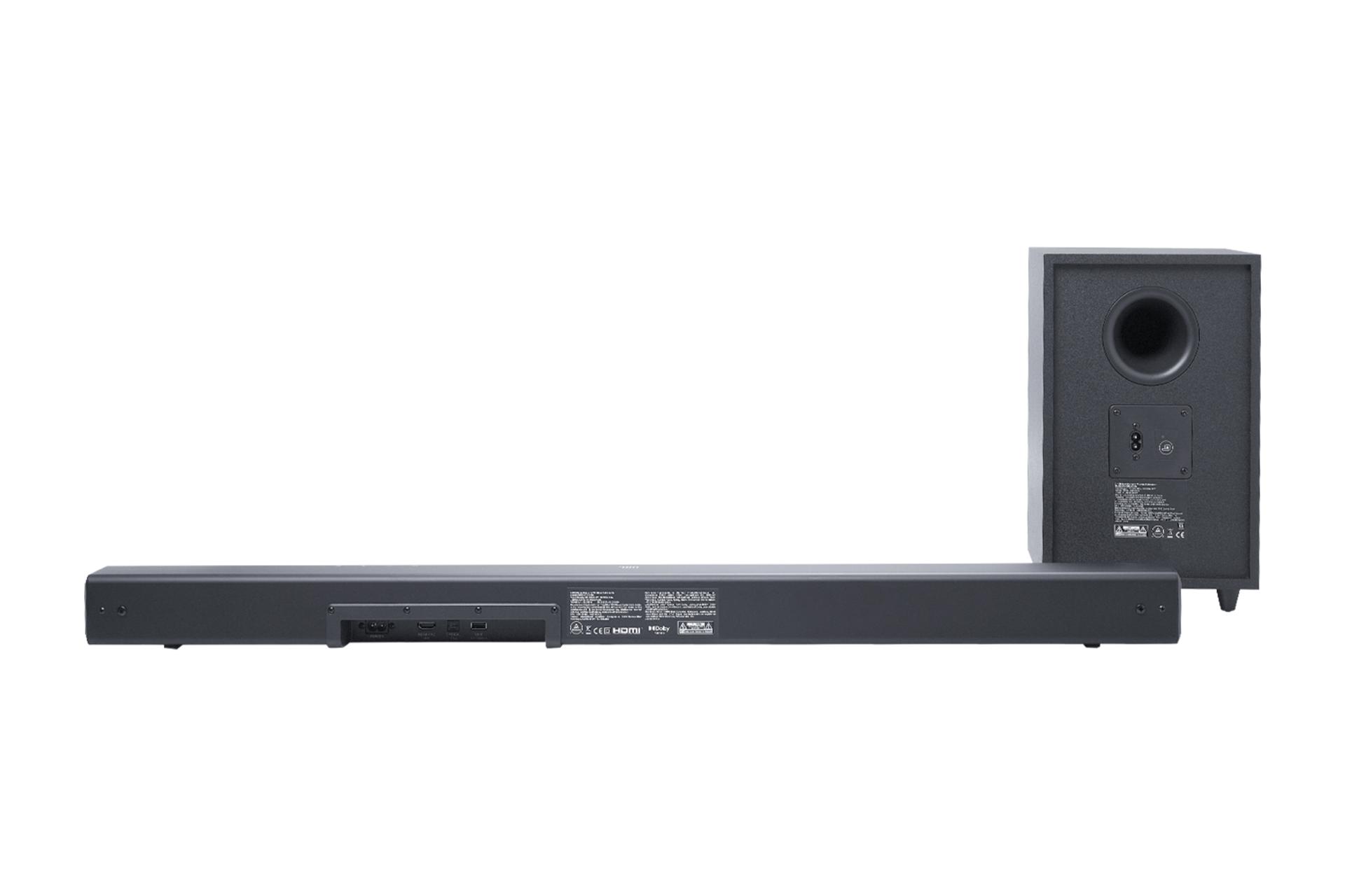 نمای پشت و بدنه ساندبار جی بی ال Cinema SB550