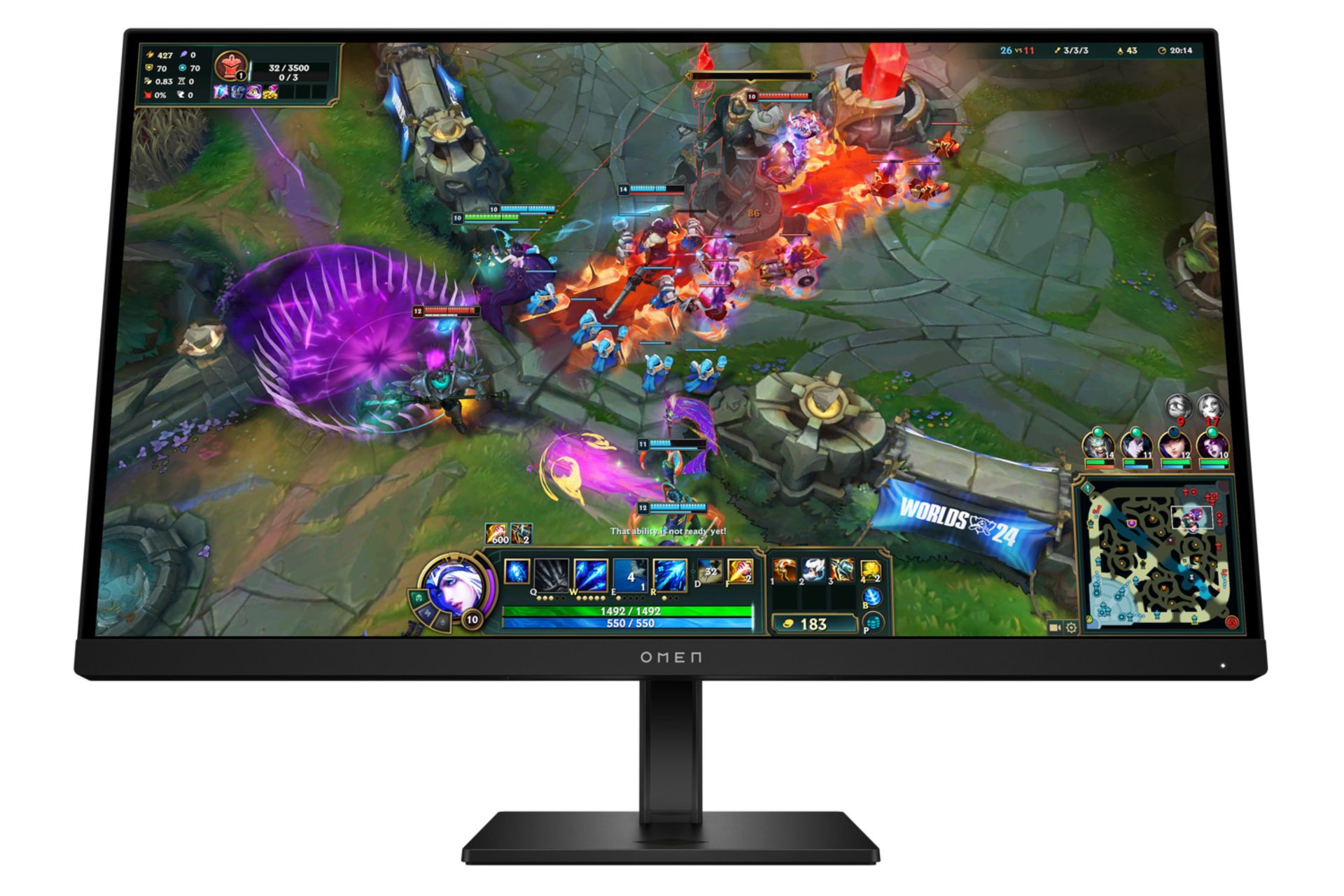 رزولوشن و کیفیت تصویر مانیتور اچ پی 27 اینچ مدل OMEN 27qs G2