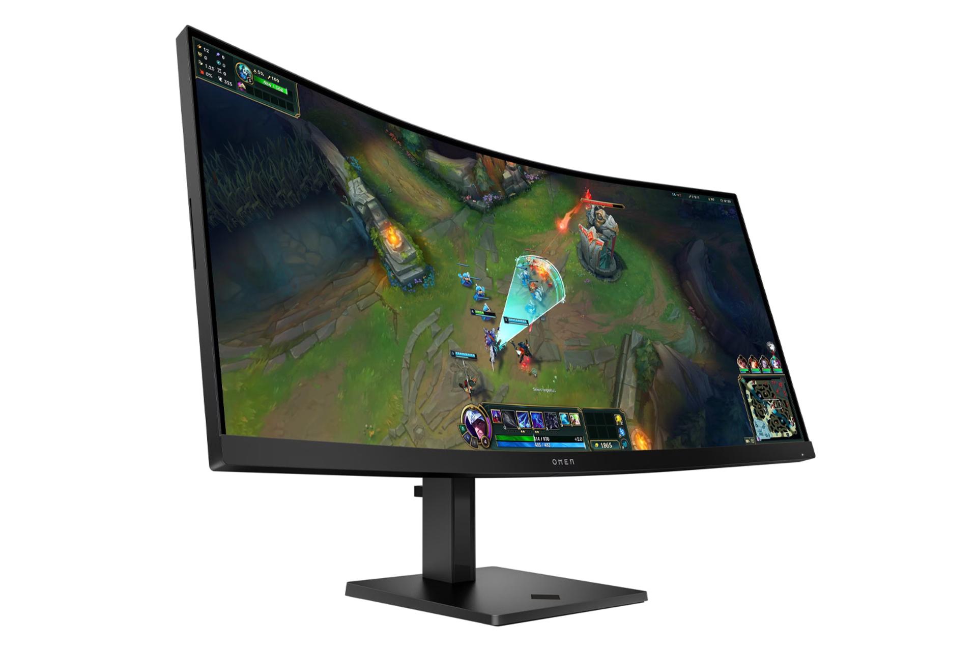 ابعاد و اندازه مانیتور اچ پی 34 اینچ مدل OMEN 34c G2