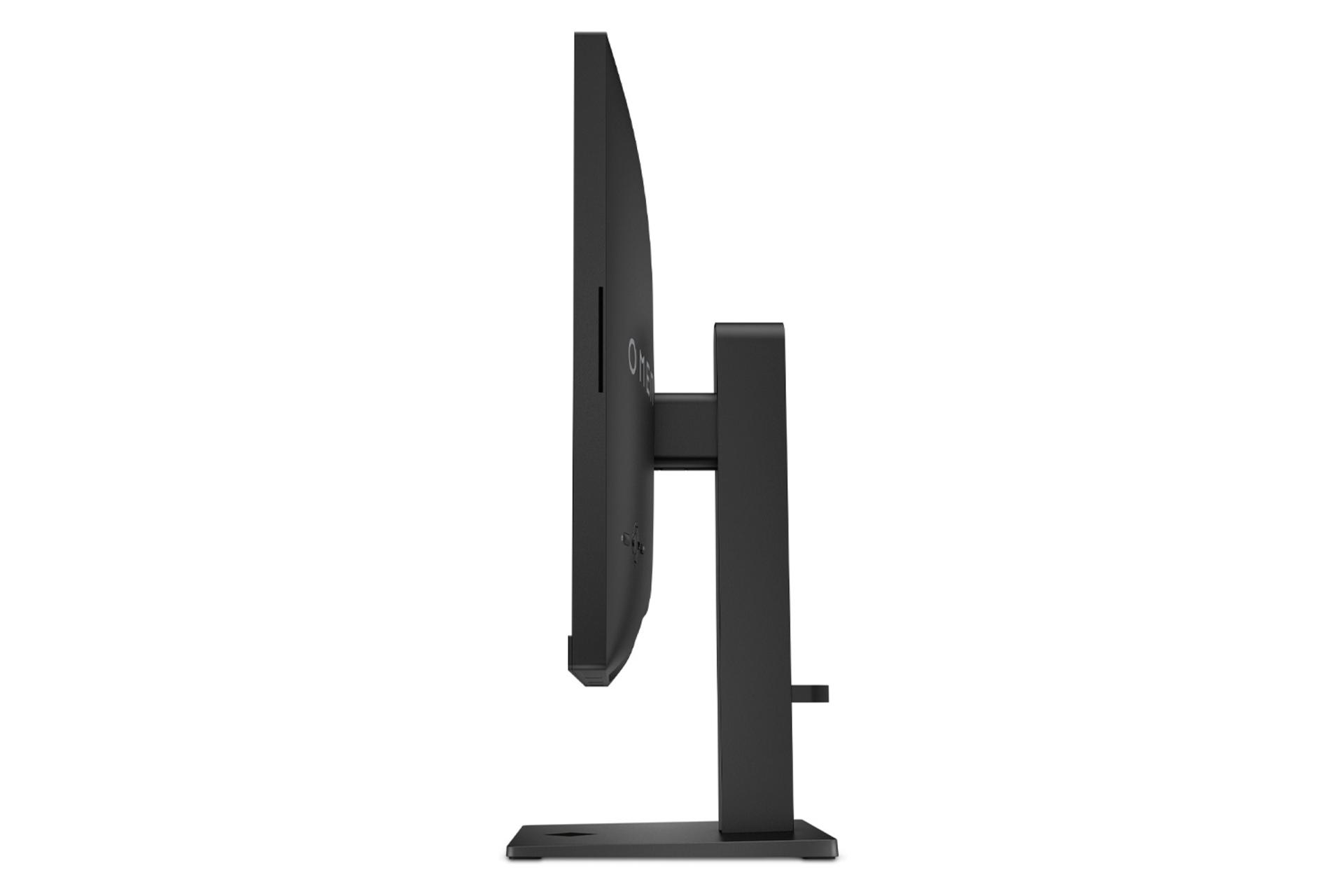 نمای کنار مانیتور اچ پی 27 اینچ مدل OMEN 27k