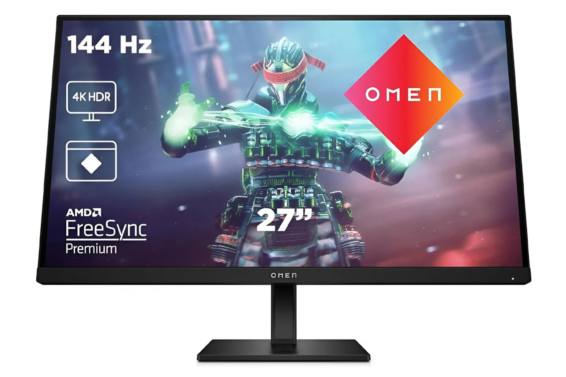 رزولوشن و کیفیت تصویر مانیتور اچ پی 27 اینچ مدل OMEN 27k