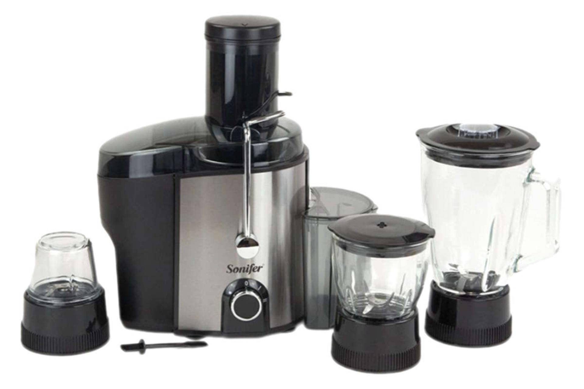 نمای جلوی آبمیوه گیری 4 کاره سونیفر SF-5525