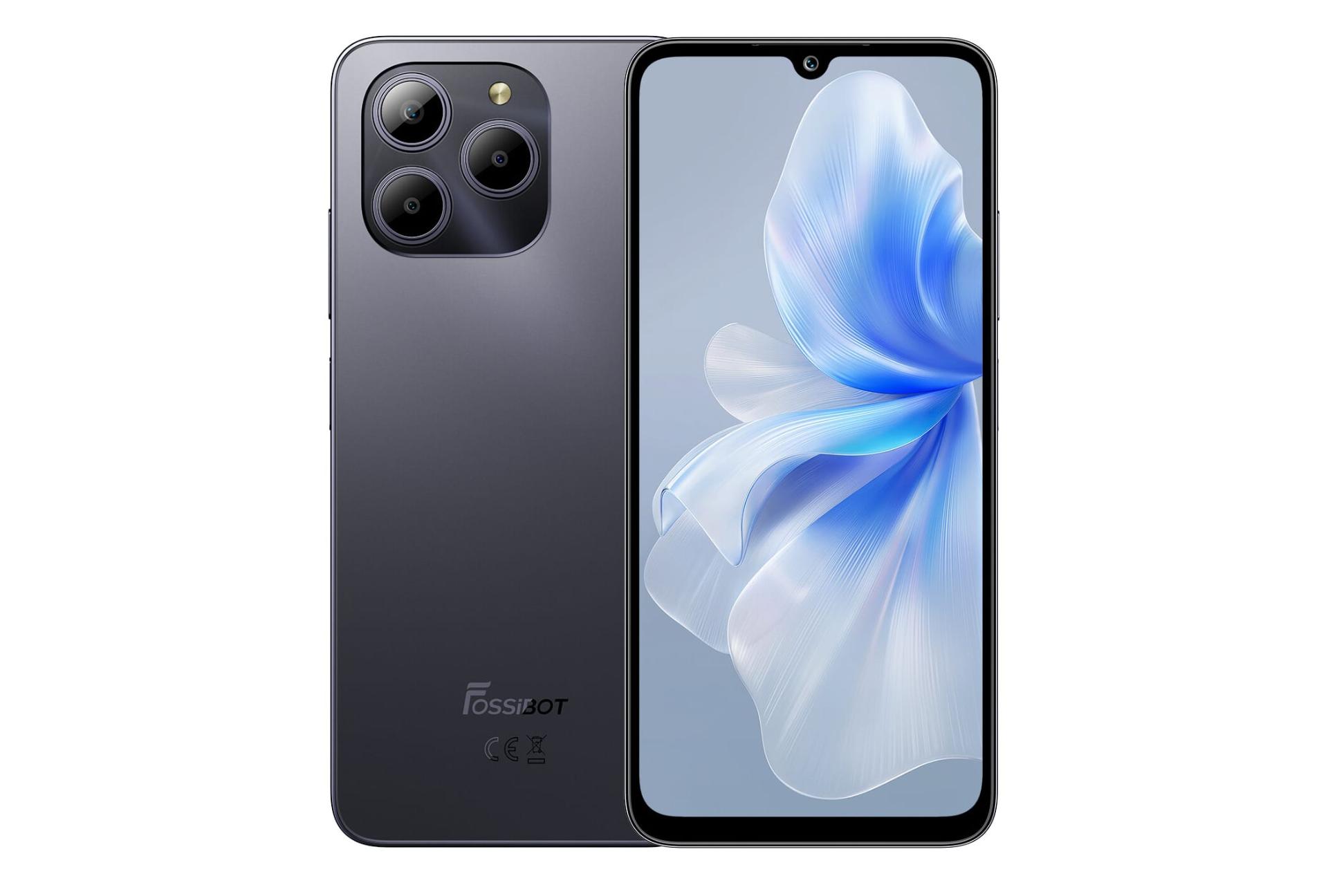 پنل جلو و پشت گوشی موبایل فوسیبات خاکستری تیره / FOSSiBOT S2