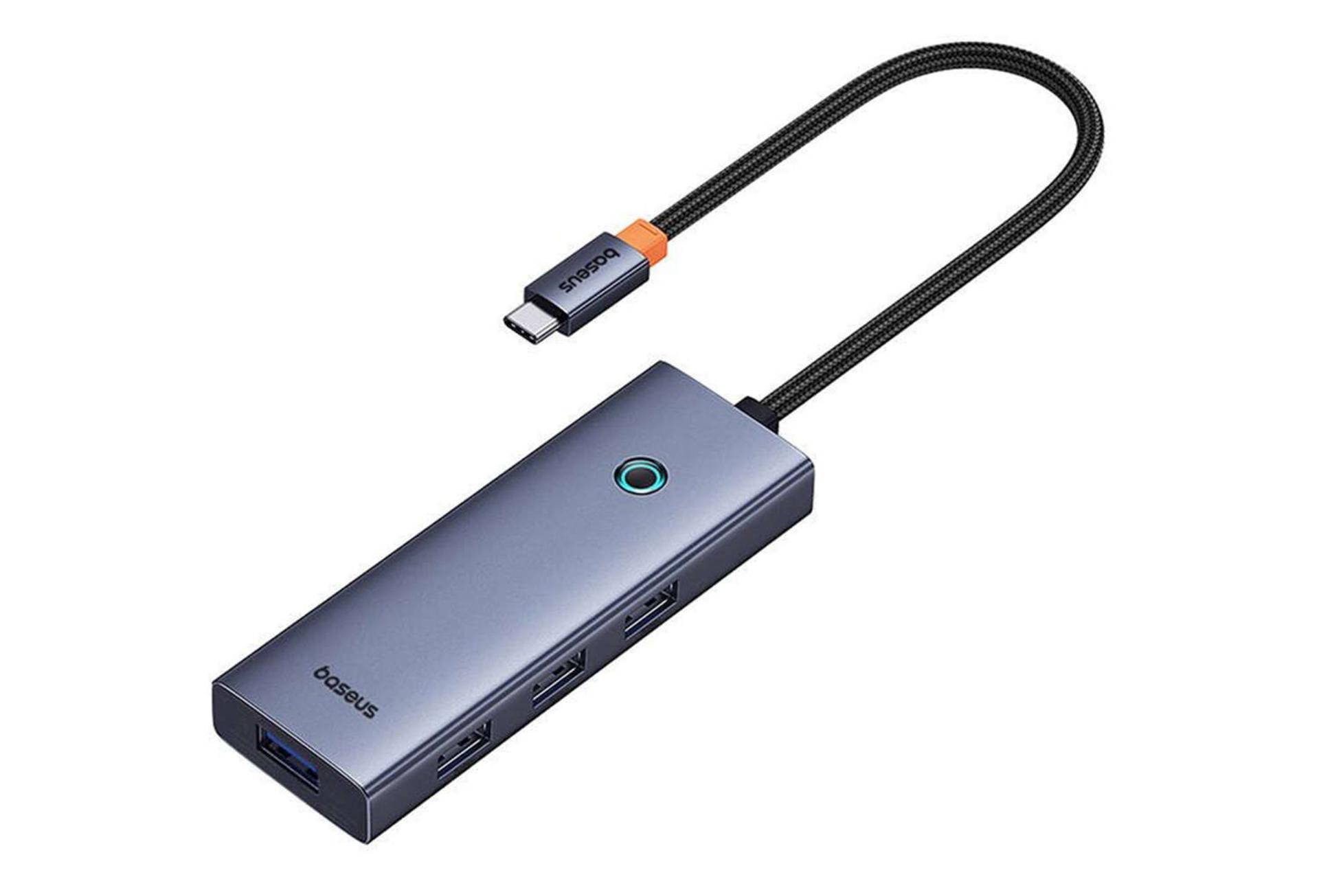 بدنه آلومینیومی هاب USB-C باسئوس 5 پورت مدل BS-OH149
