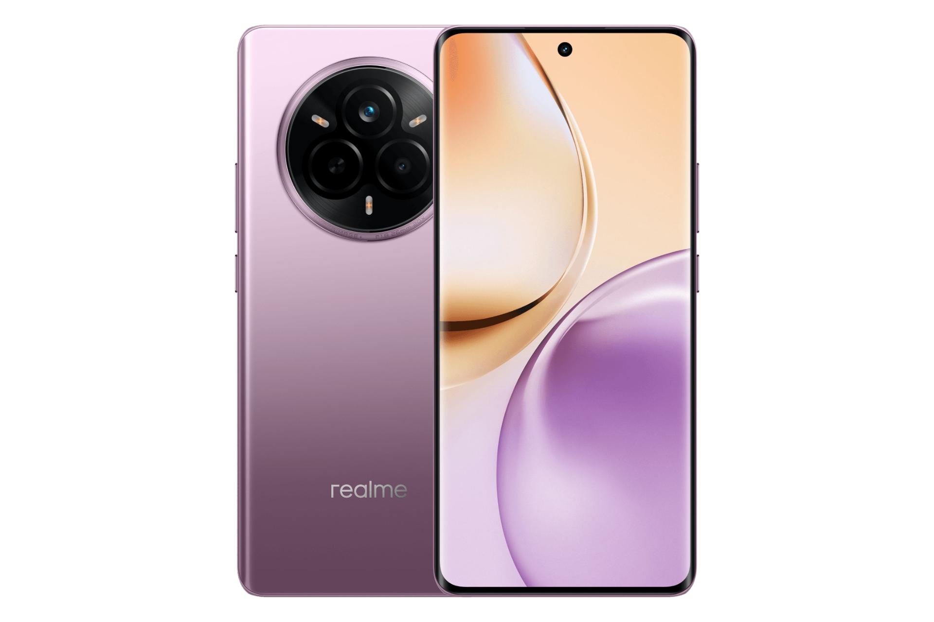 پنل جلو و پشت گوشی موبایل ریلمی 14 پرو صورتی تیره / Realme 14 Pro