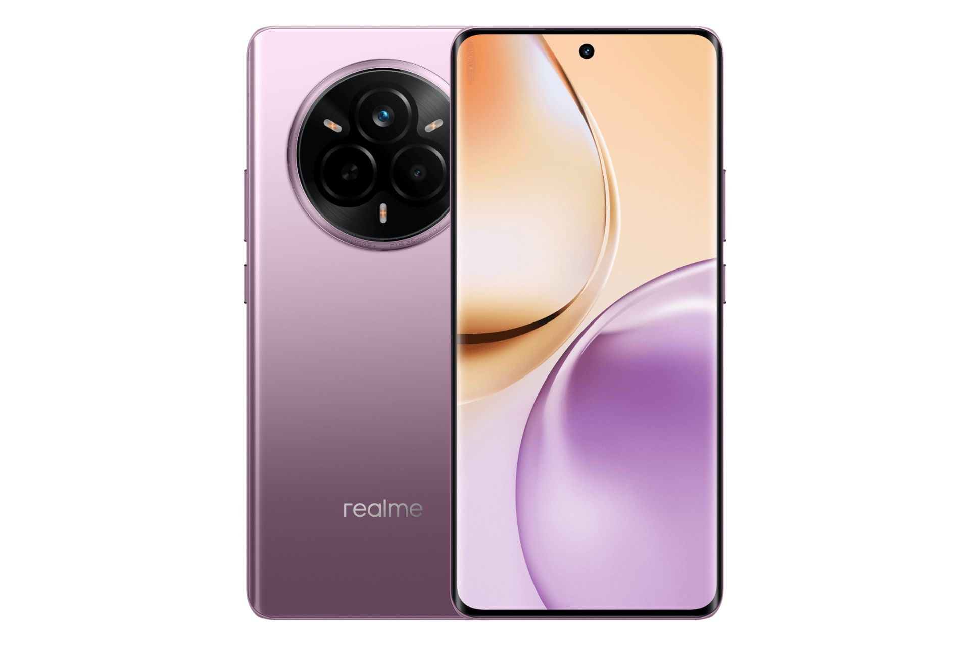 پنل جلو و پشت گوشی موبایل ریلمی 14 پرو صورتی تیره / Realme 14 Pro