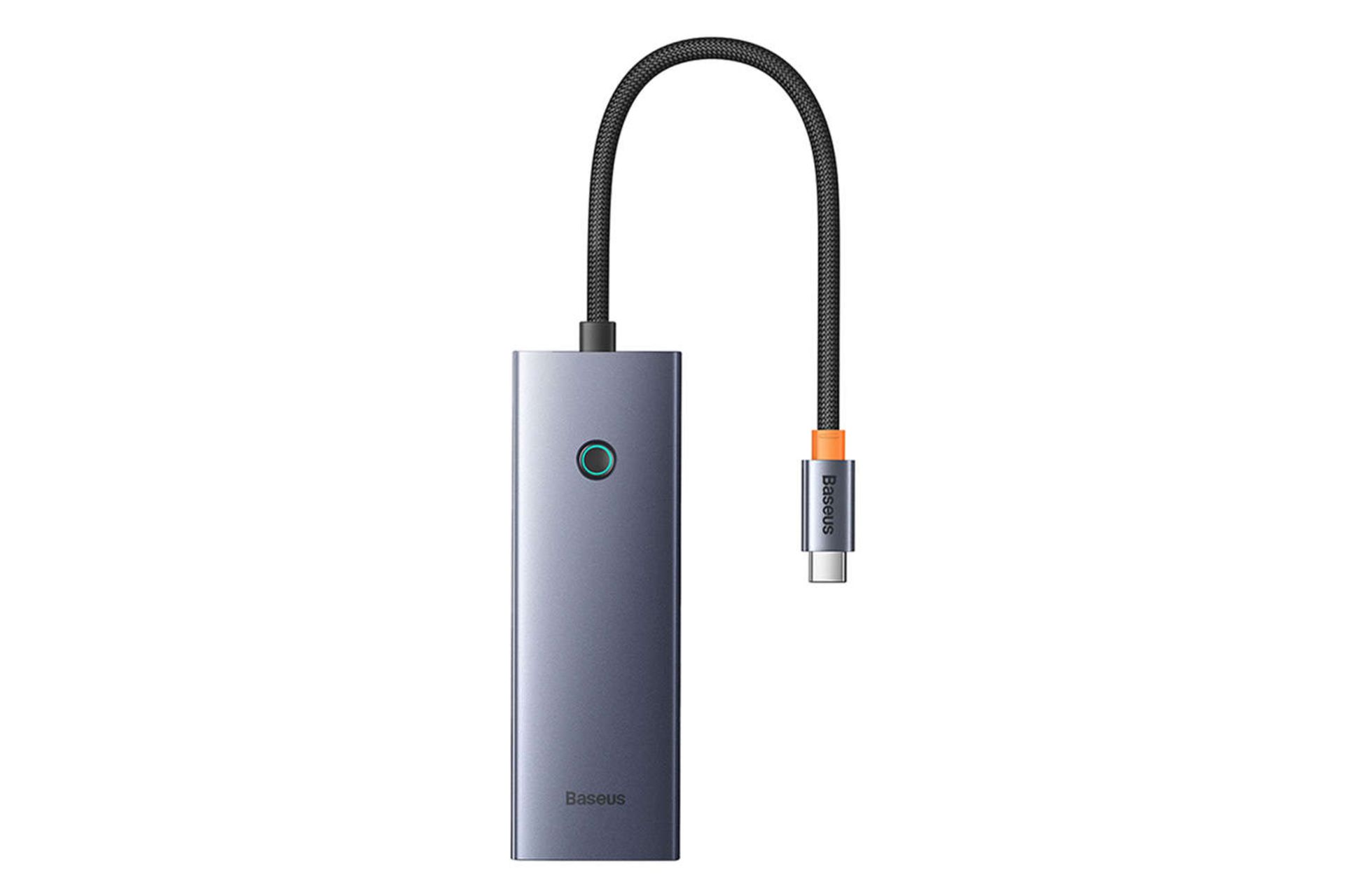 نمای بالای هاب USB-C باسئوس 4 پورت مدل BS-OH108