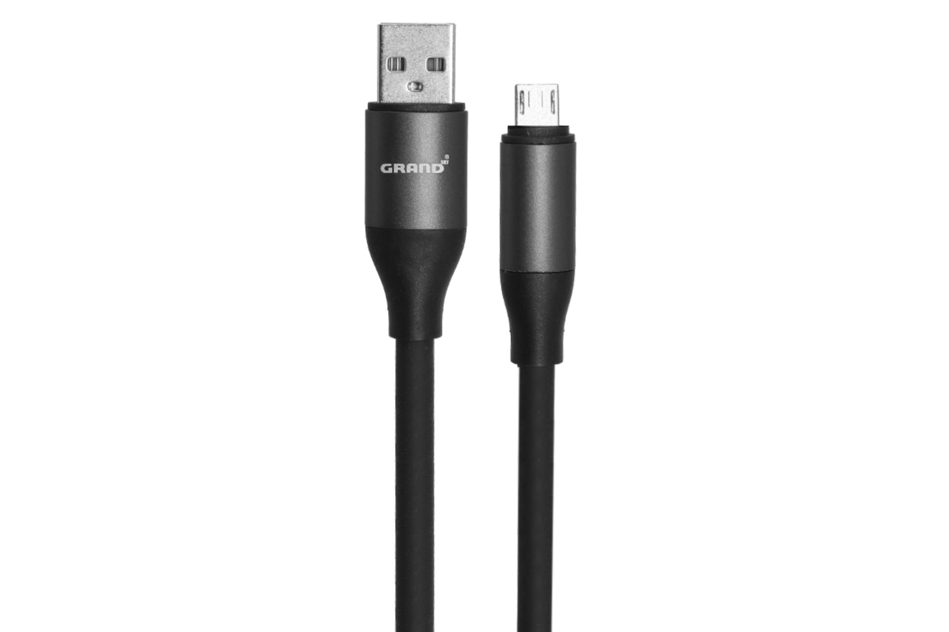 کابل شارژ USB گرند اسکای Type-A به Micro-USB مدل GK-12 با طول 1 متر