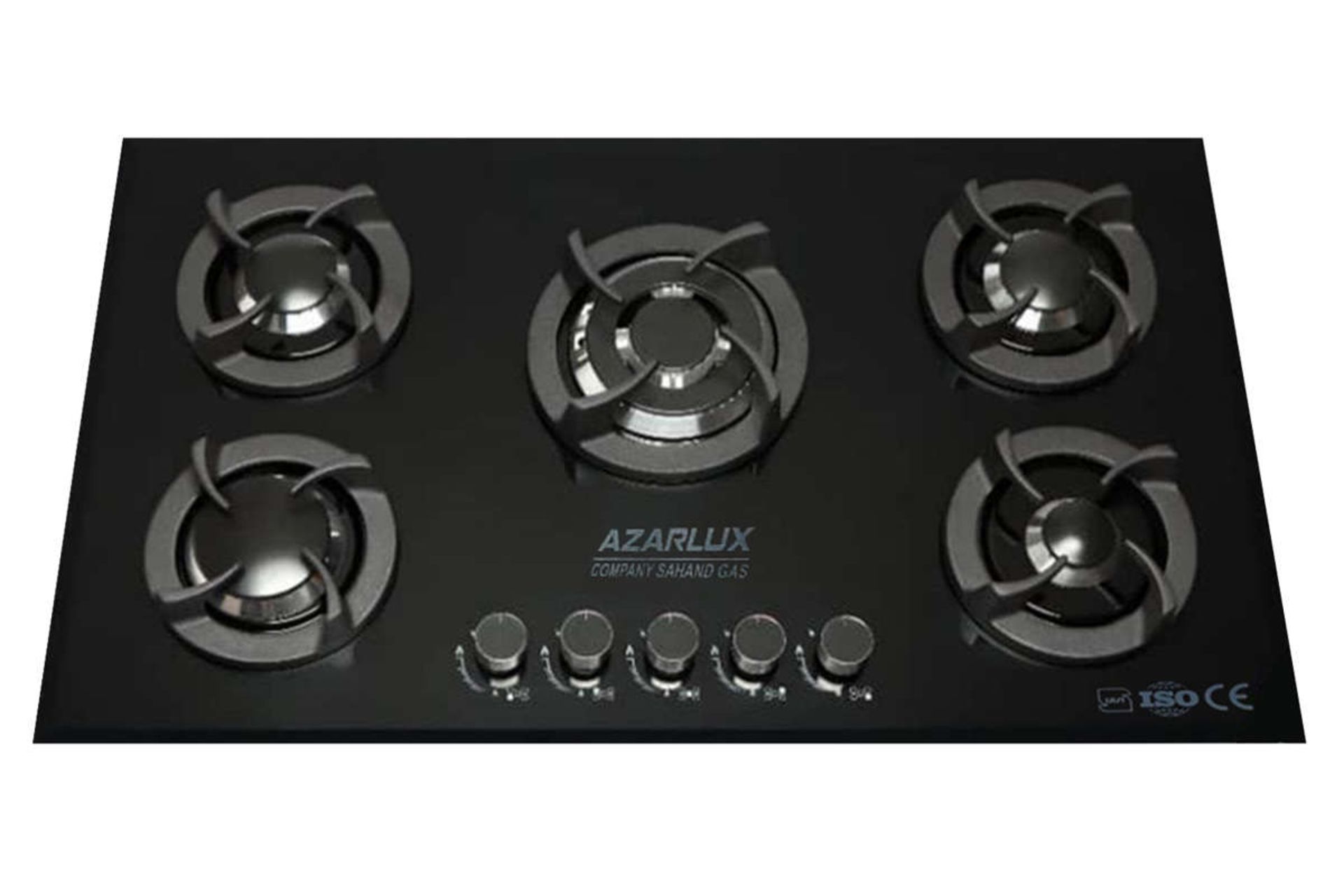 نمای بالای اجاق گاز صفحه‌ای آذرلوکس G10