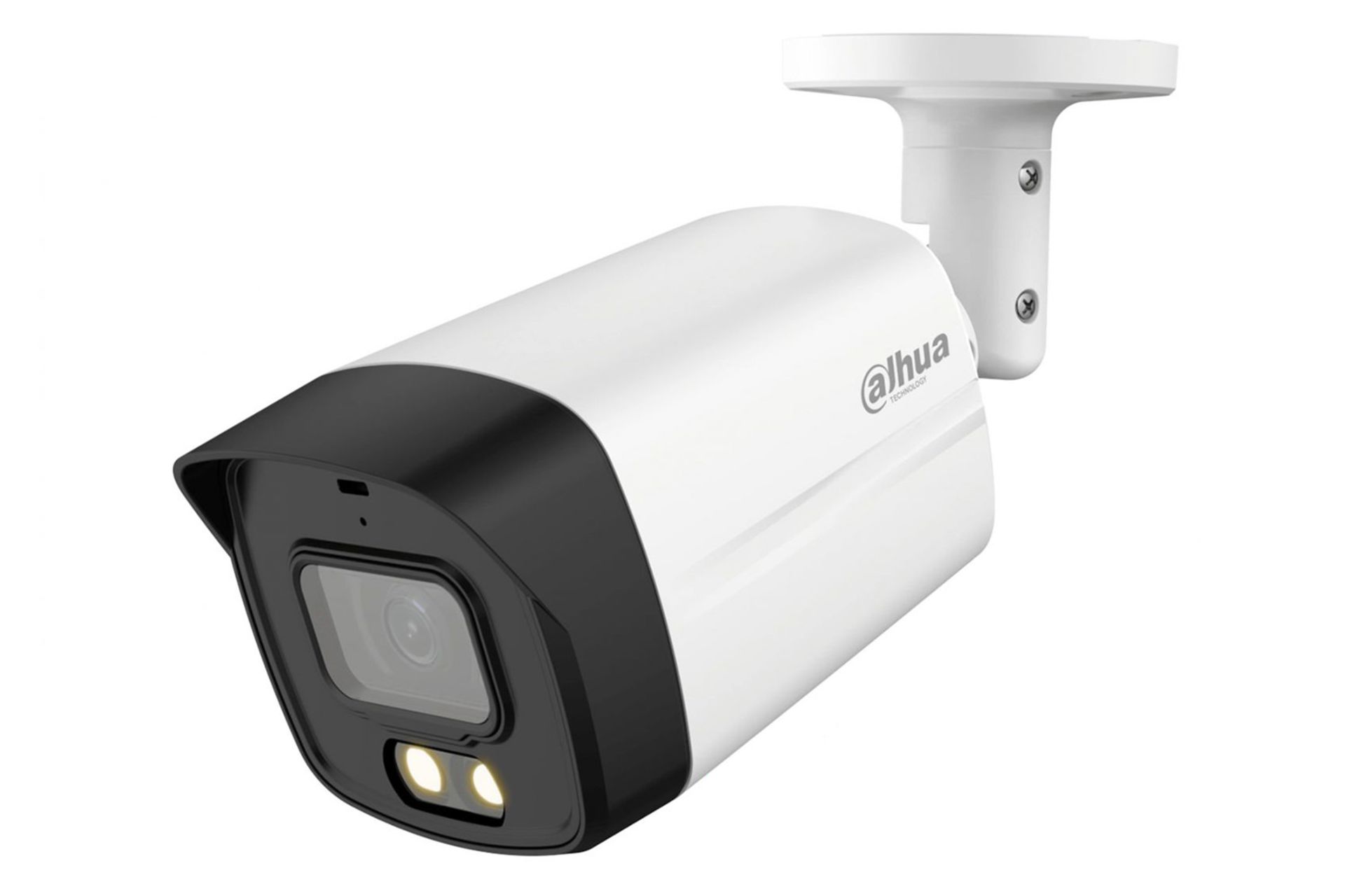 دوربین مداربسته داهوا Dahua DH-HAC-HFW1509TM-IL-A نمای جلو و جانبی