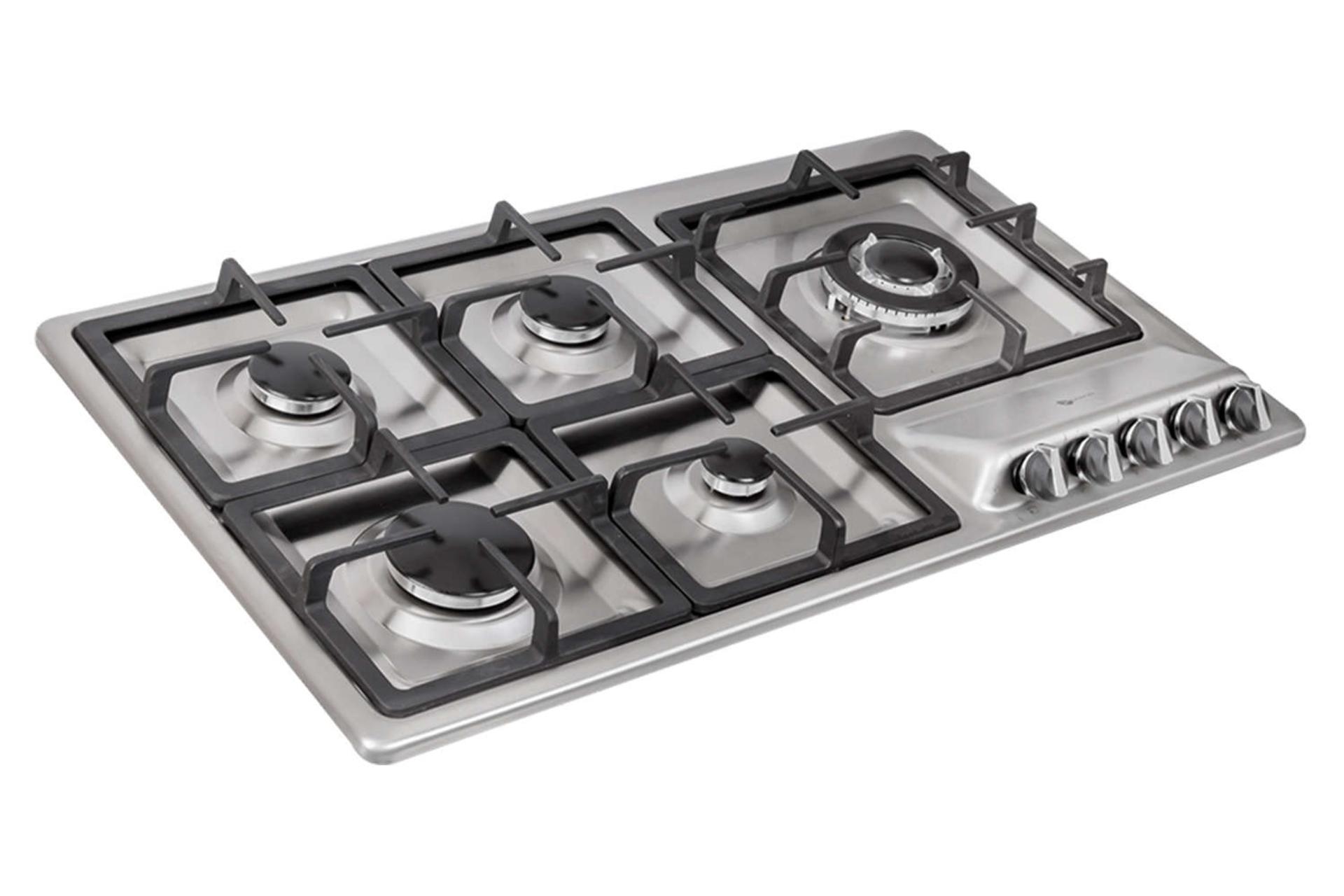 نمای سمت چپ اجاق گاز صفحه ای درسا رایان DG2208-5R