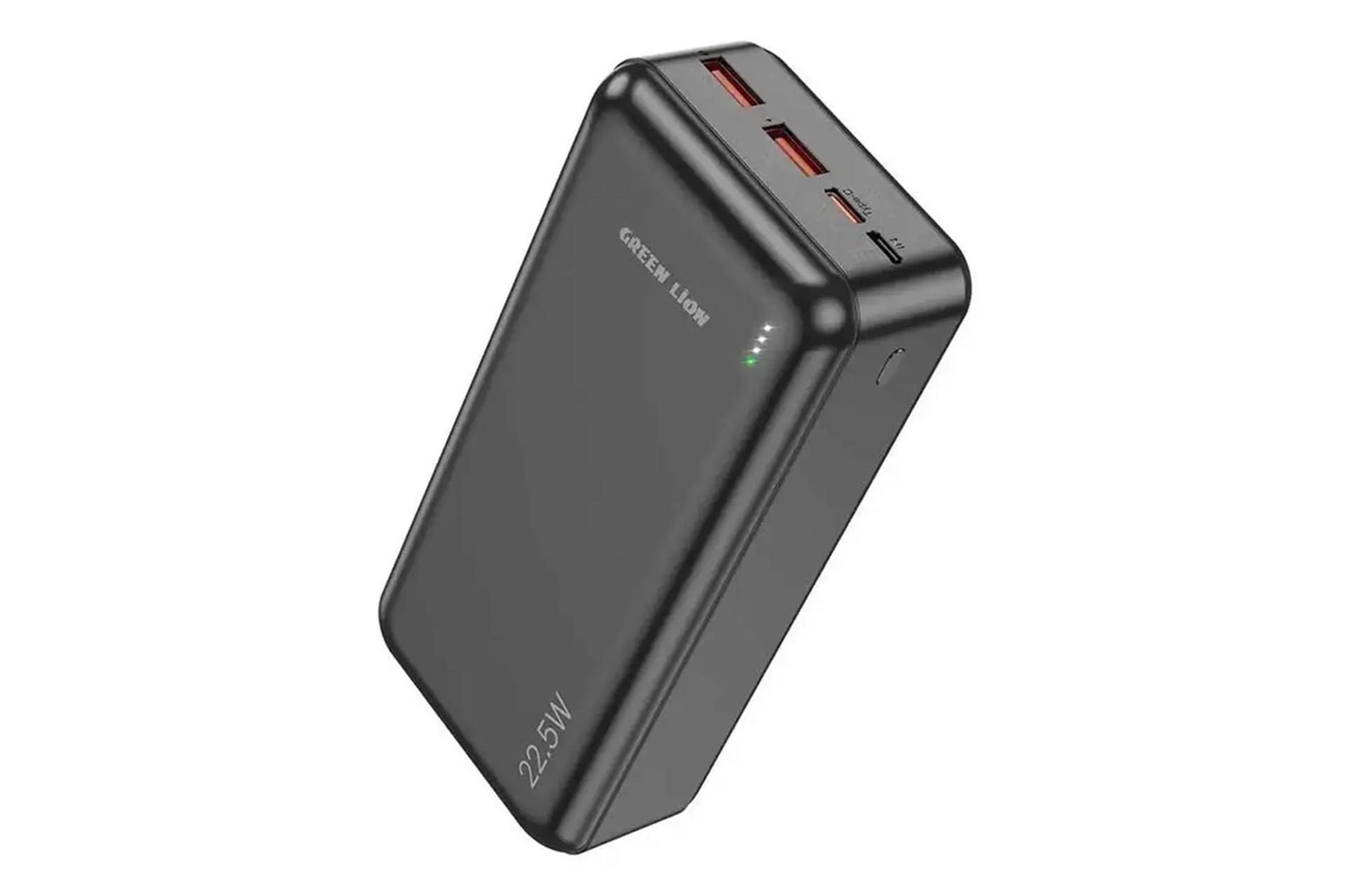 نمای کناری پاور بانک گرین لیون Green Lion PowerPack 30000mAh