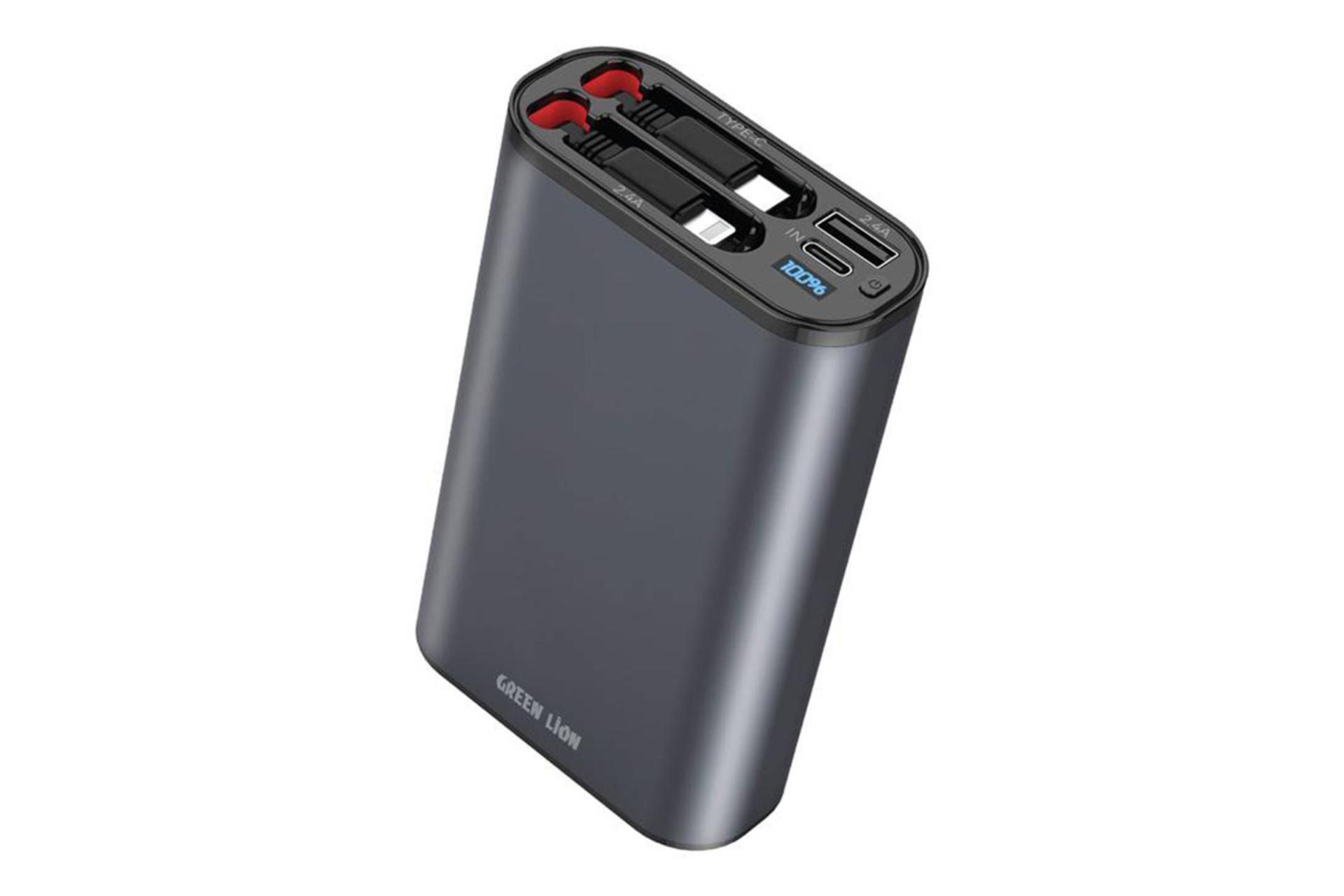 پاور بانک گرین لیون Green Lion Retractable 10000mAh