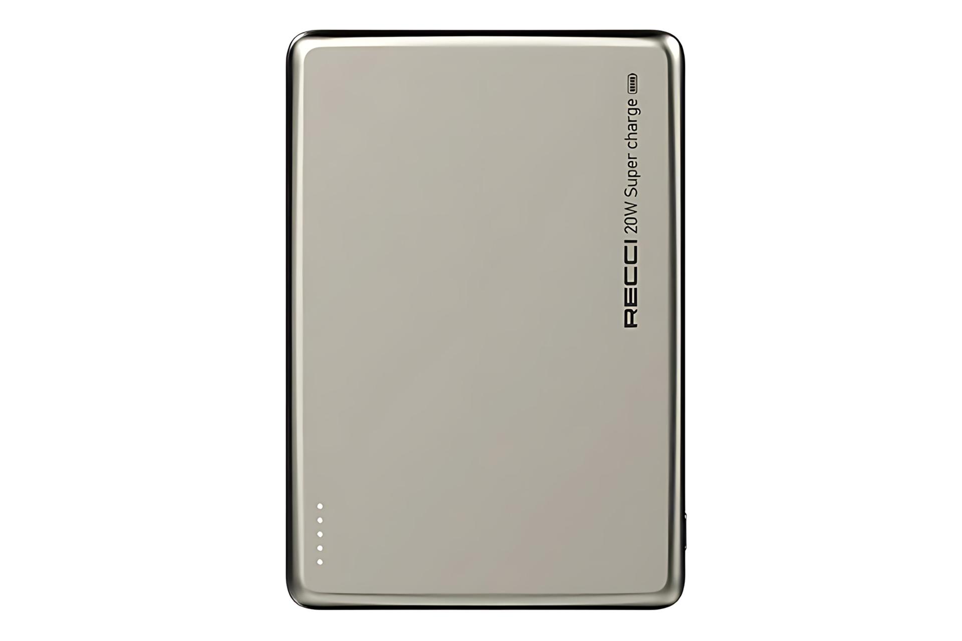 نشانگر شارژ پاور بانک رسی Recci RPB-W26 10000mAh
