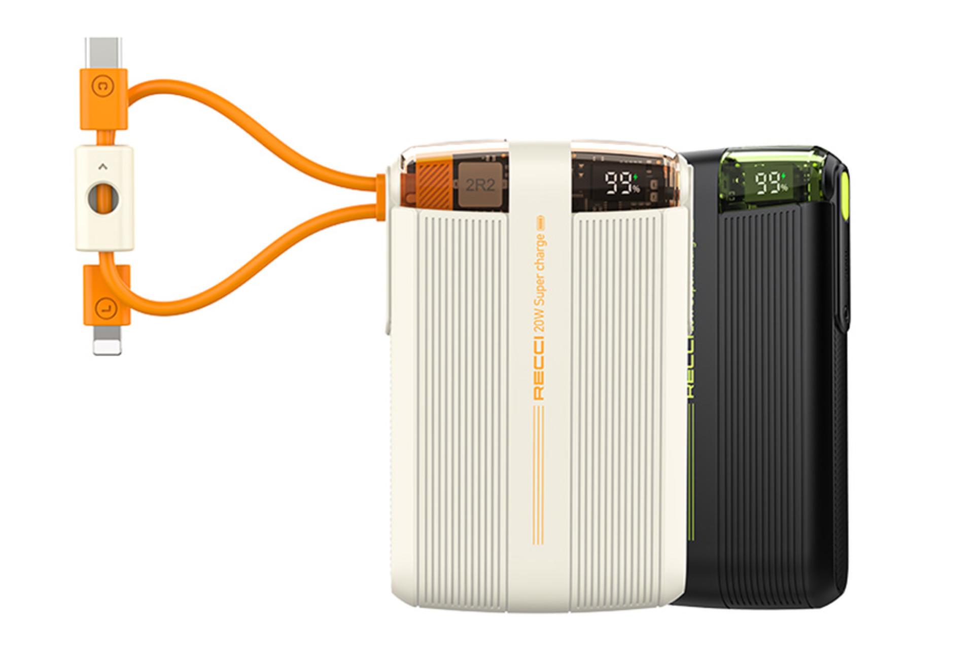 رنگ بندی پاور بانک رسی Recci RPB-P13 10000mAh