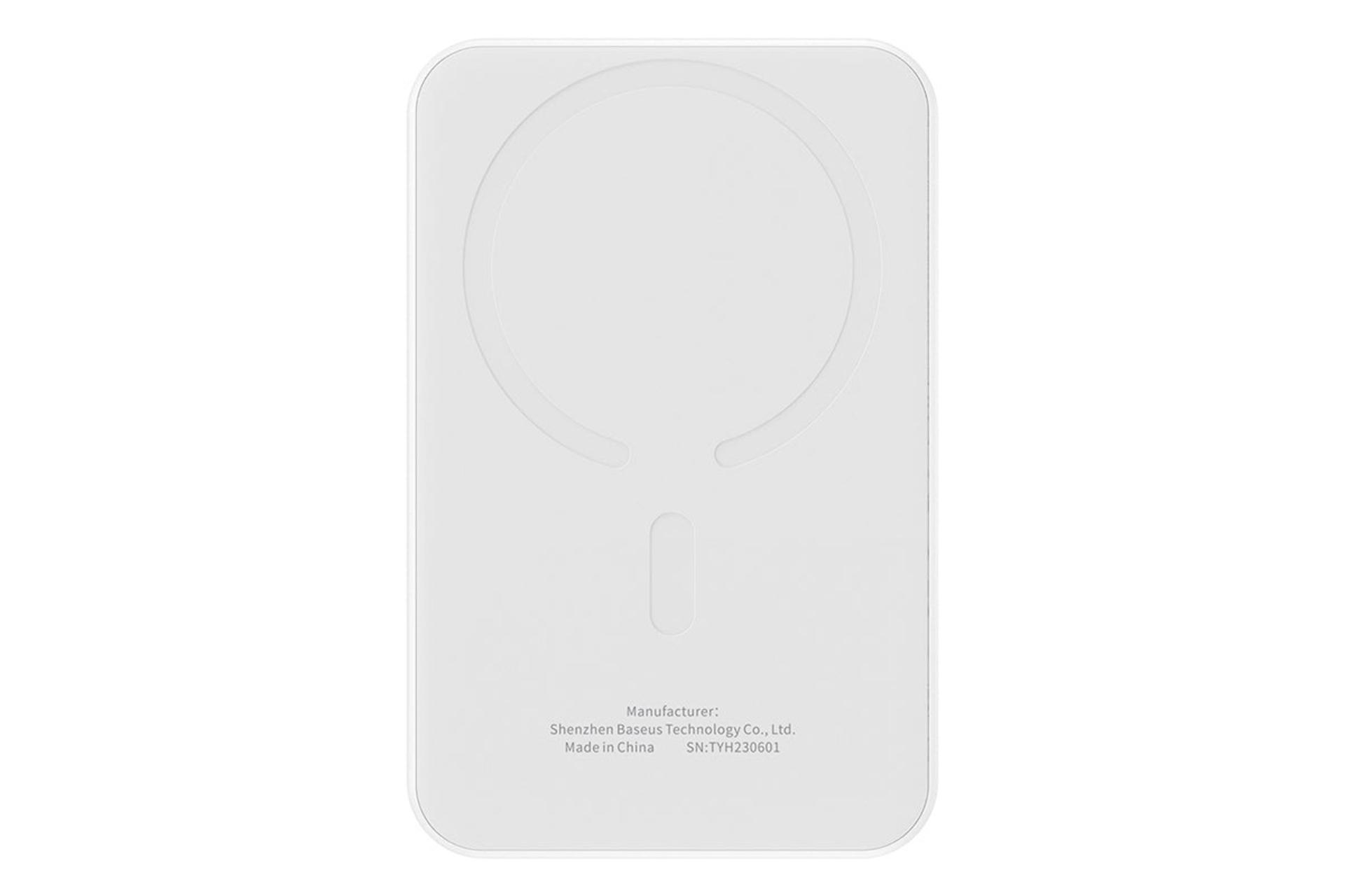 نمای پشتی پاور بانک باسئوس Baseus Magnetic Mini 5000mAh