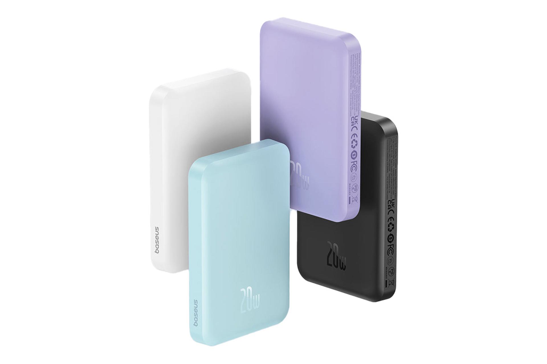 رنگ بندی پاور بانک باسئوس Baseus Magnetic Mini 5000mAh