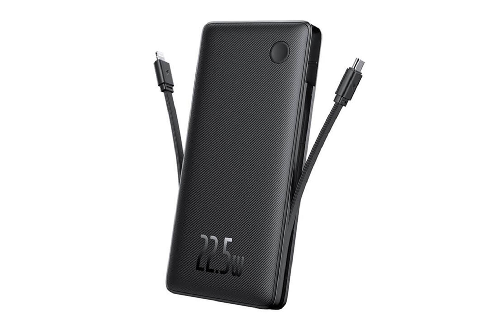 نمای کناری پاور بانک باسئوس Baseus Airpow Lite 10000mAh