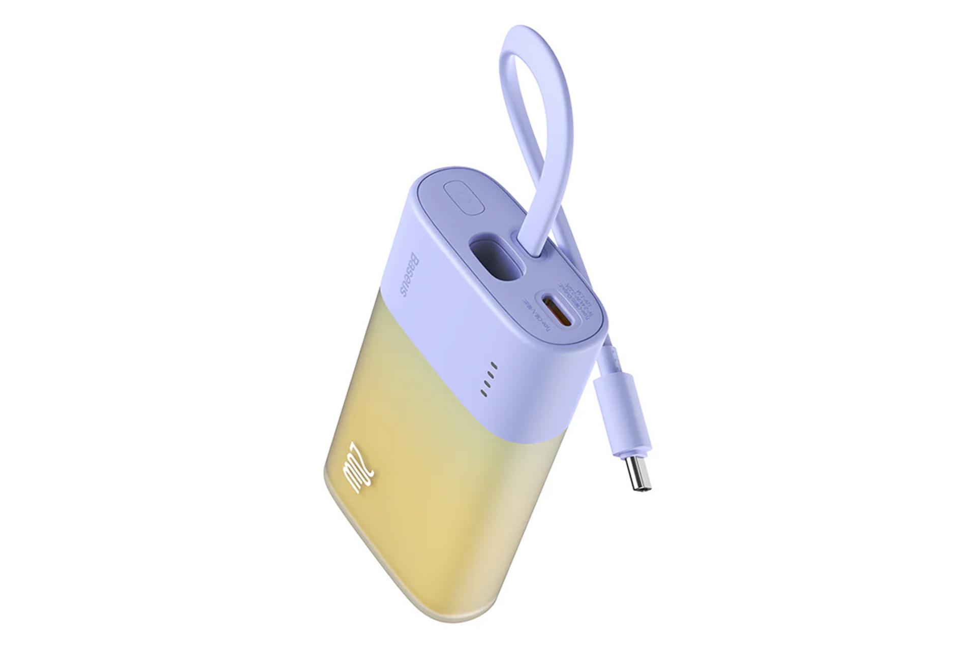 کابل متصل به پاور بانک باسئوس Baseus Popsicle PPKDC05C 5200mAh