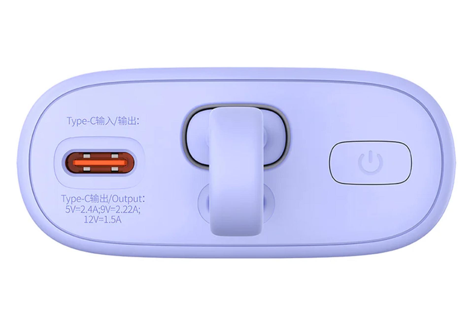 درگاه شارژ پاور بانک باسئوس Baseus Popsicle PPKDC05C 5200mAh