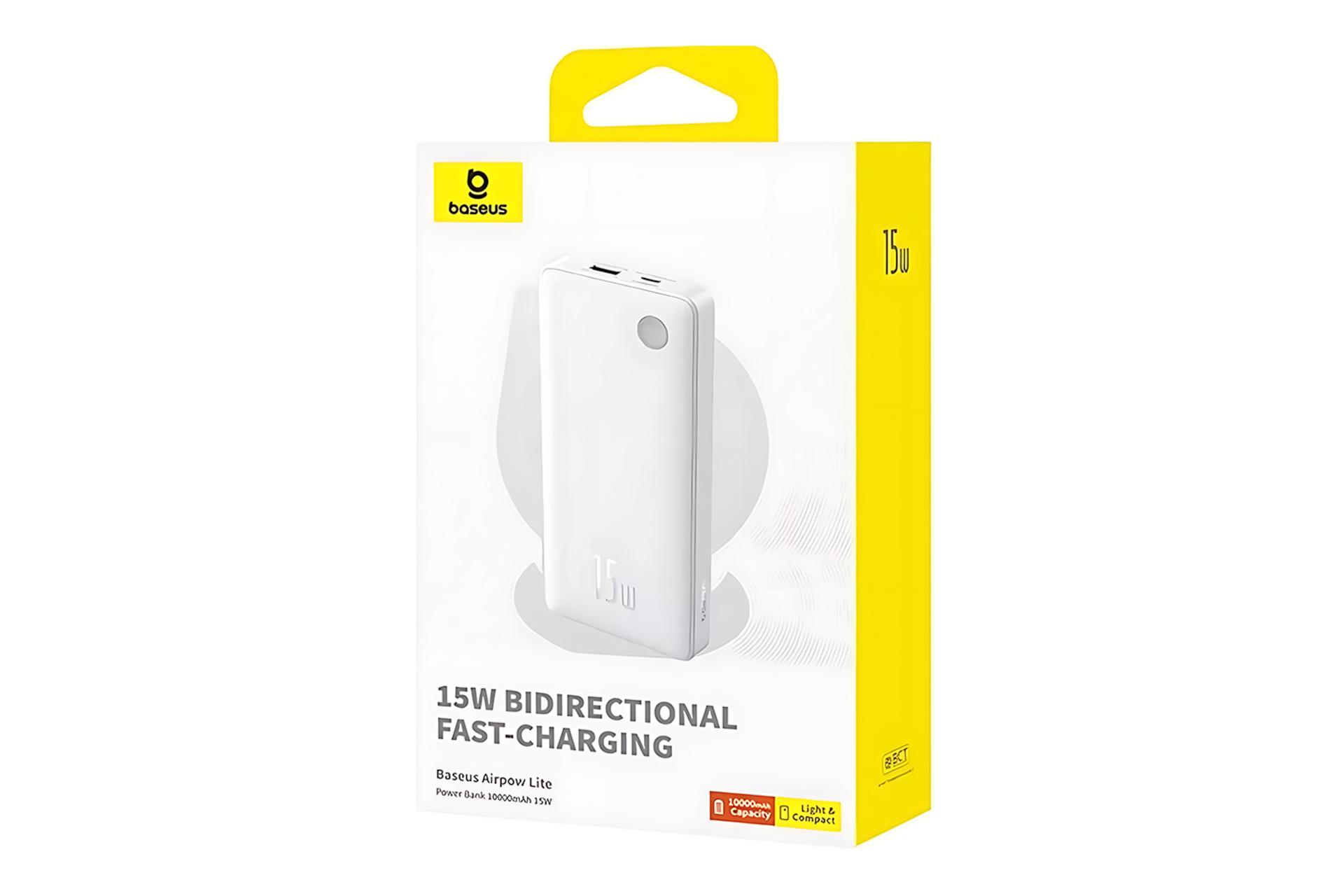 جعبه پاور بانک باسئوس Baseus Airpow Lite 10000mAh 15W
