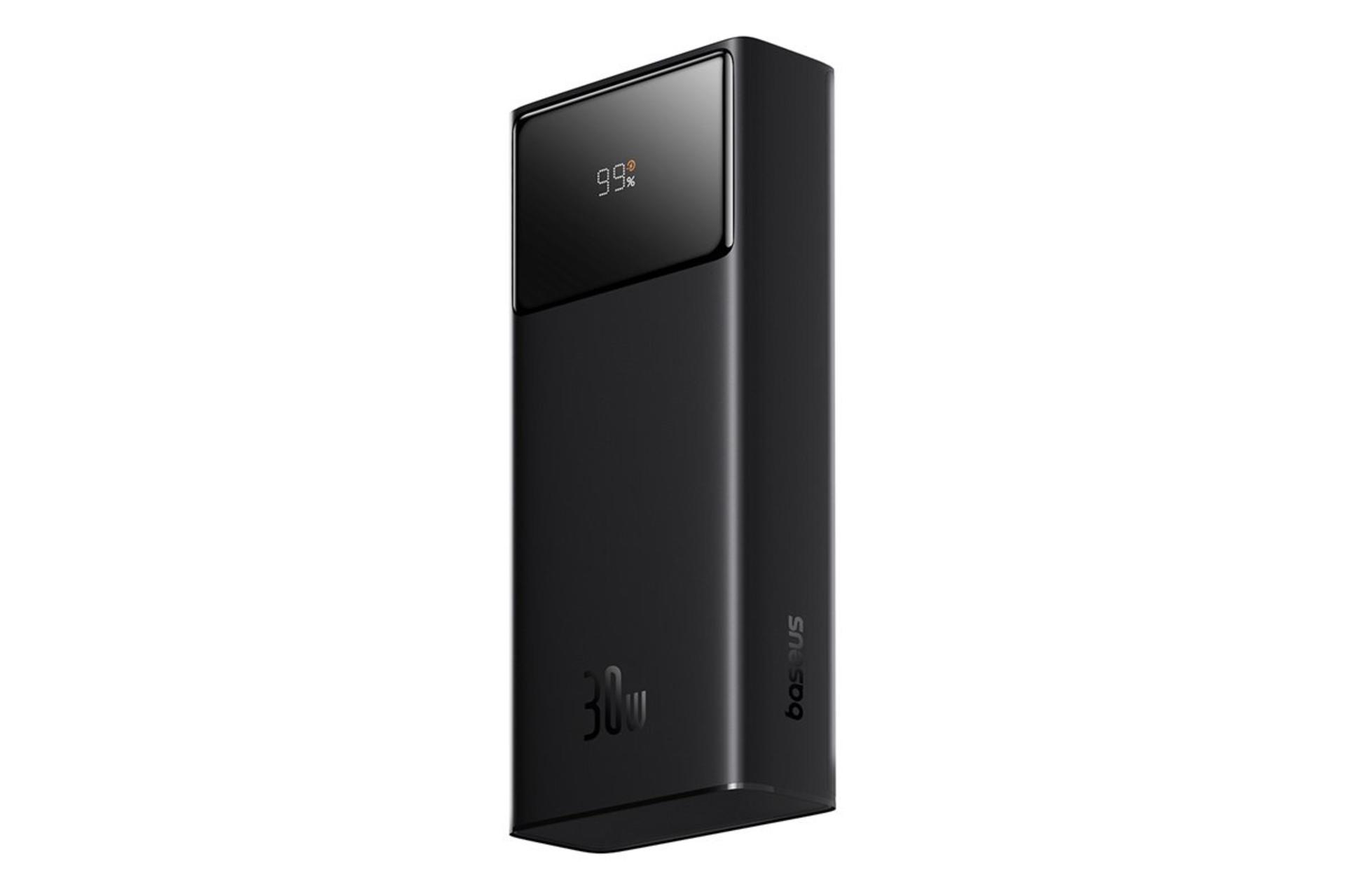 نمای کناری پاور بانک باسئوس Baseus Star-Lord Digital Display 20000mAh 30W