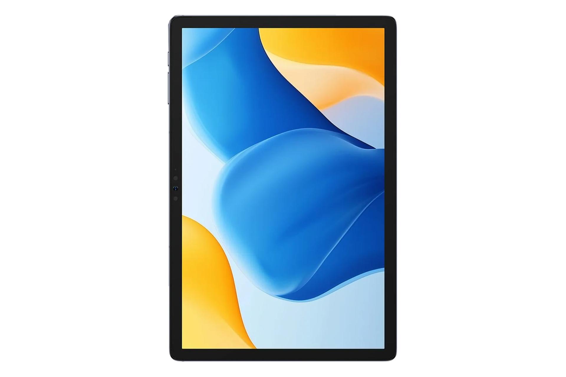 نمای پنل جلوی تبلت تب Tab A10 پرو یولفون / Ulefone Tab A10 Pro با نمایش دوربین سلفی و حاشیه‌های نمایشگر