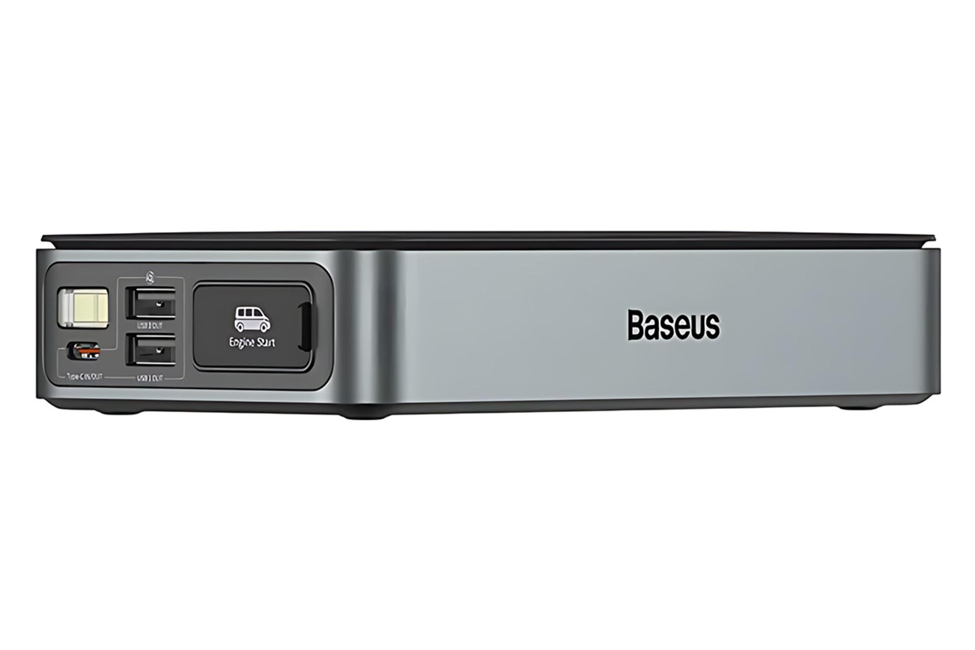 درگاه های پاور بانک باسئوس Baseus Super Energy Pro+ Jump Starter 1200A 12000mAh