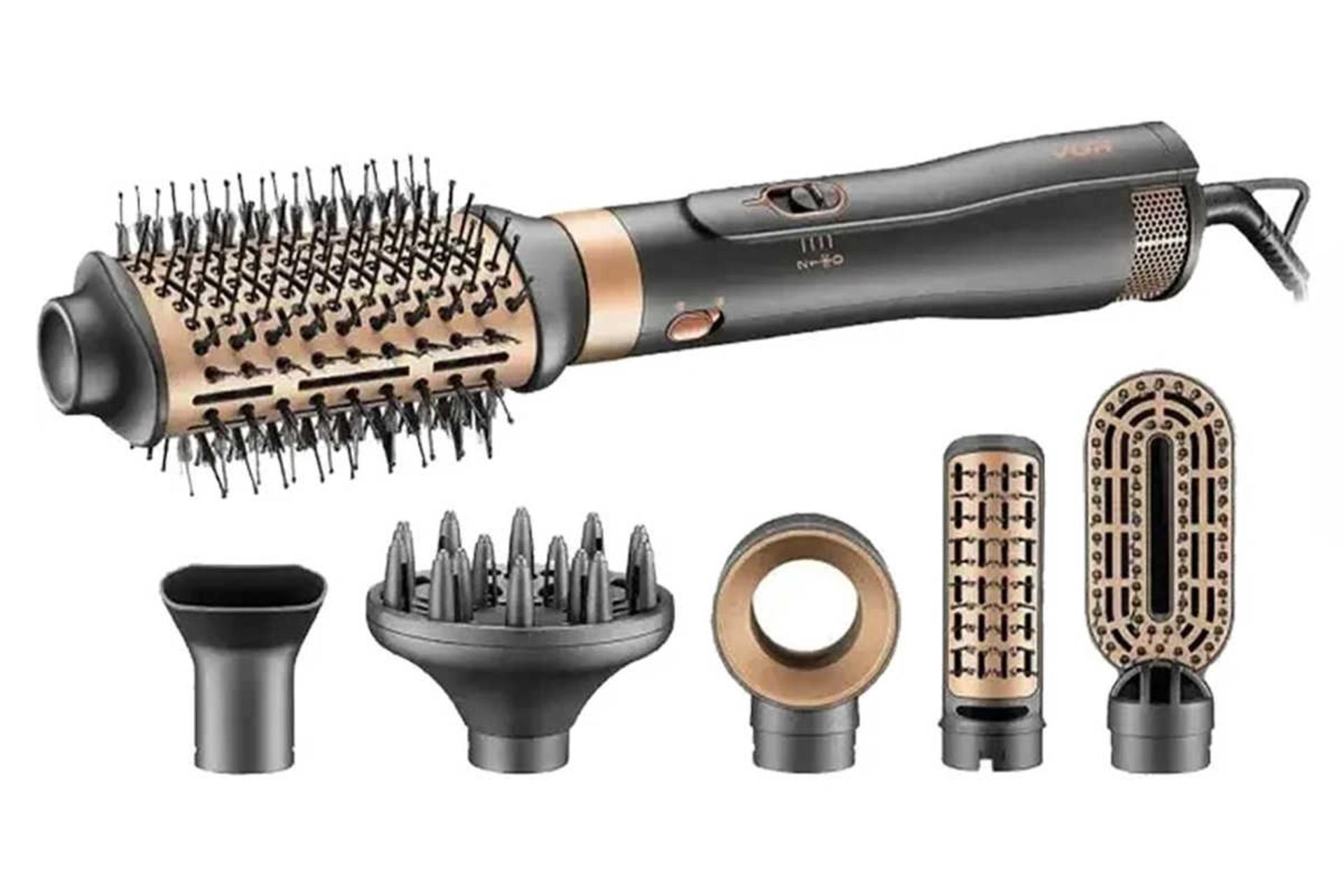 سشوار وی جی آر V-491 به همراه برس‌های حالت‌دهنده