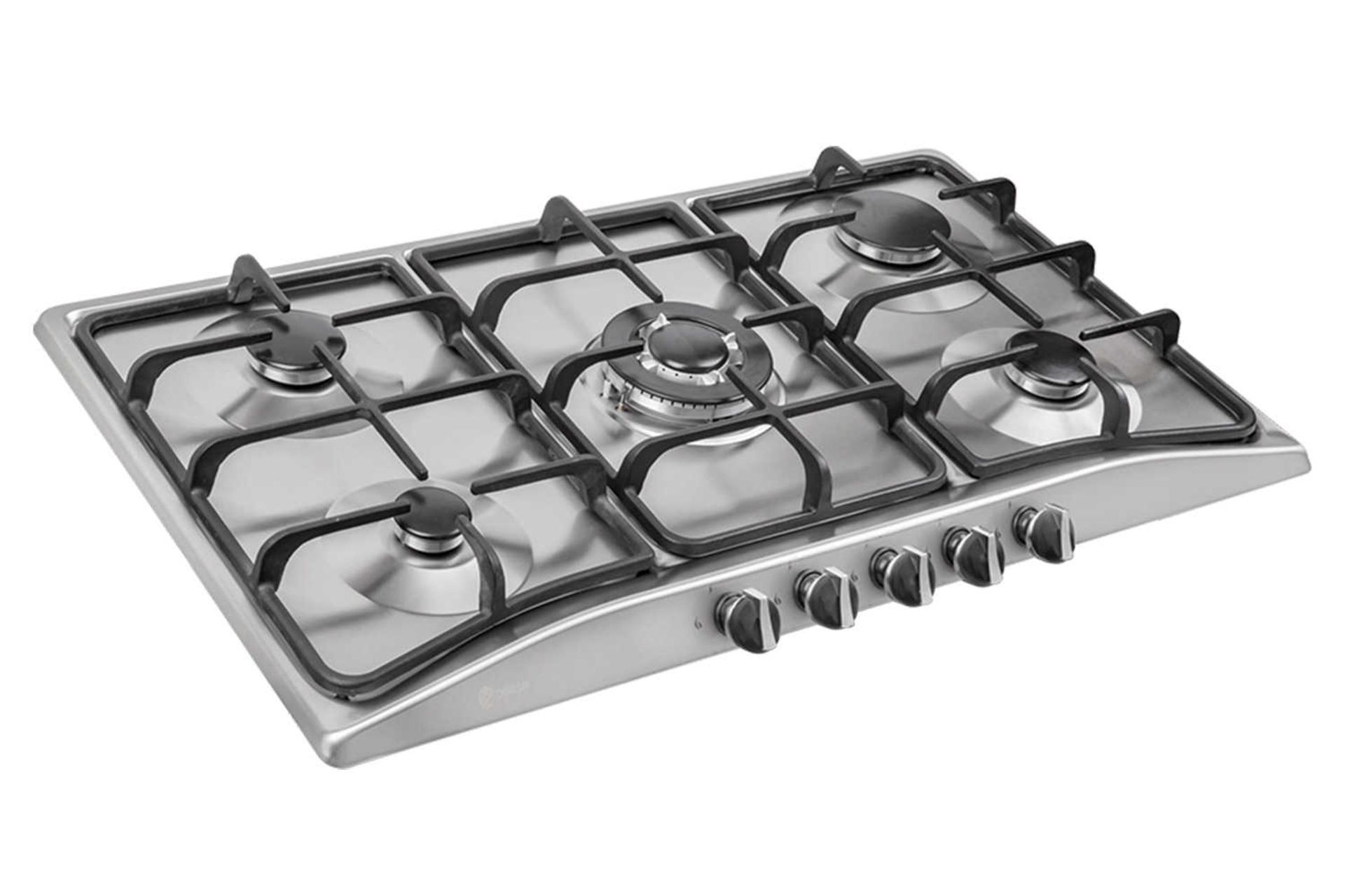 نمای سمت چپ اجاق گاز صفحه ای درسا رایکا DG2207-5M