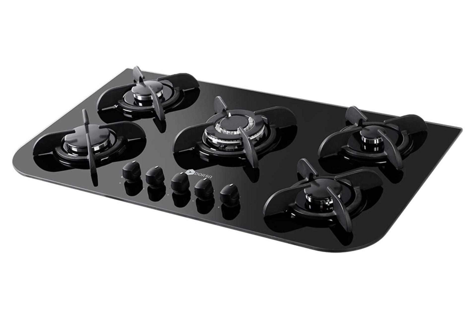 نمای سمت راست اجاق گاز صفحه ای درسا ثمین DG2108-5M