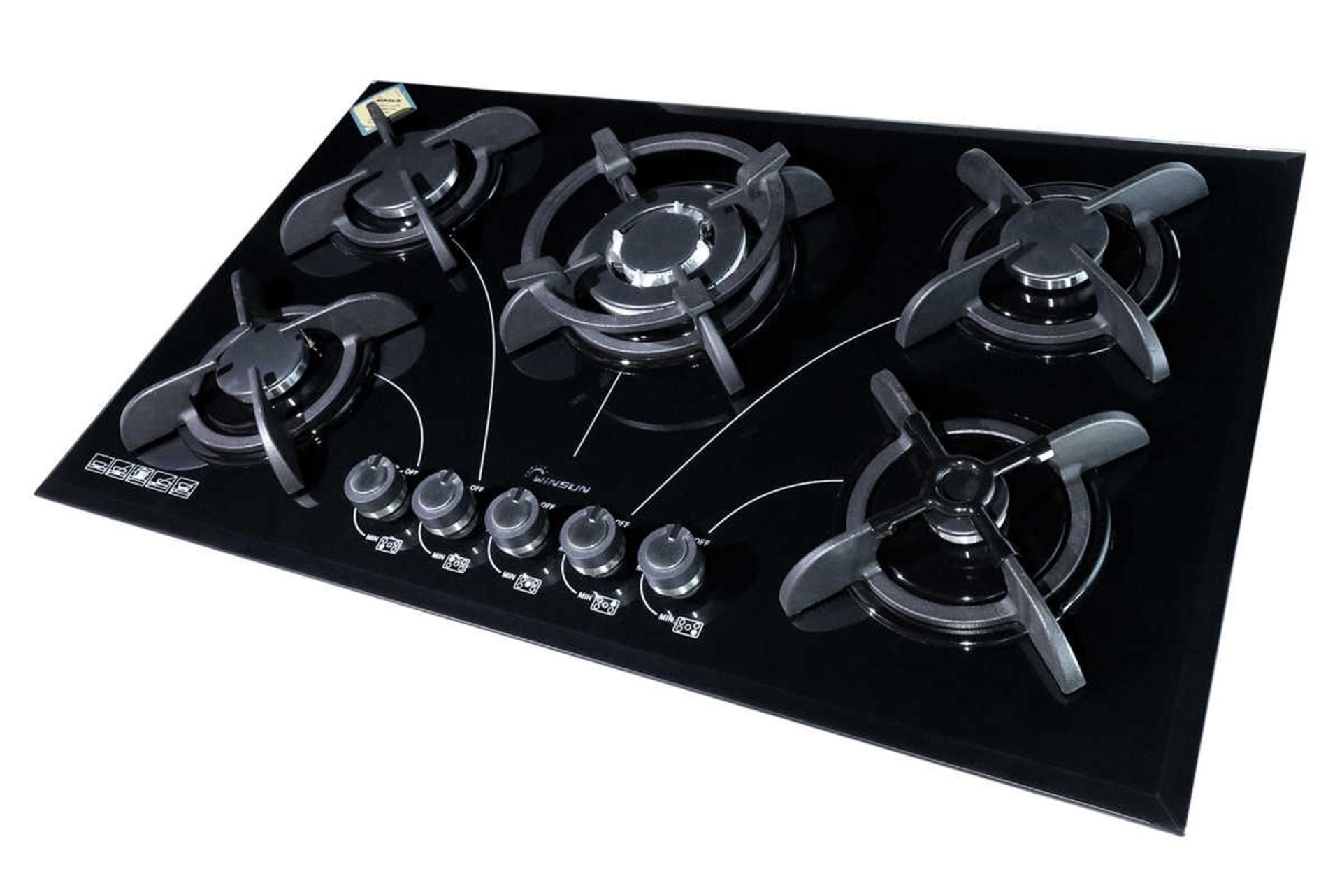 نمای سمت راست اجاق گاز صفحه ای وین سان 233C