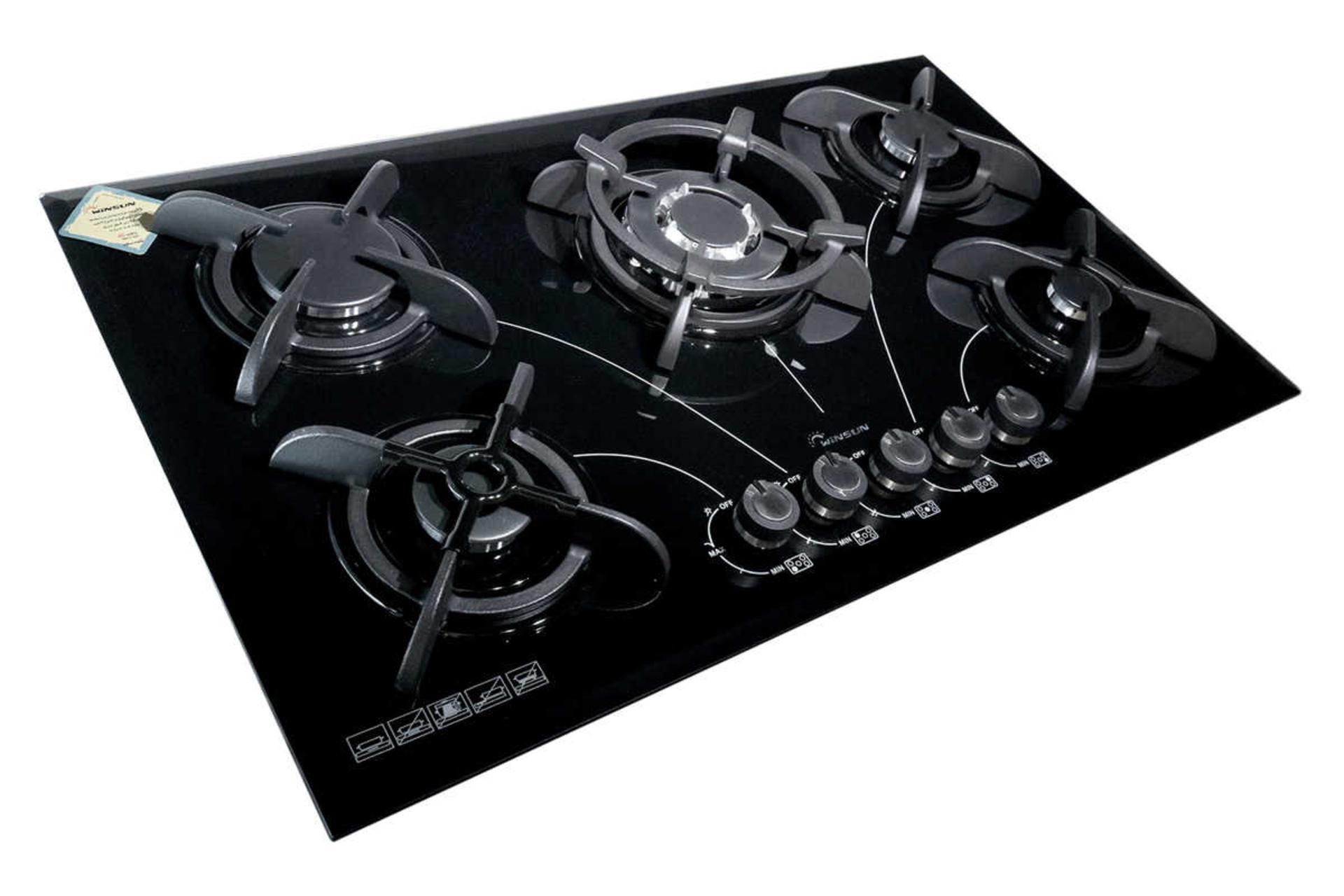 نمای سمت چپ اجاق گاز صفحه ای وین سان 233C