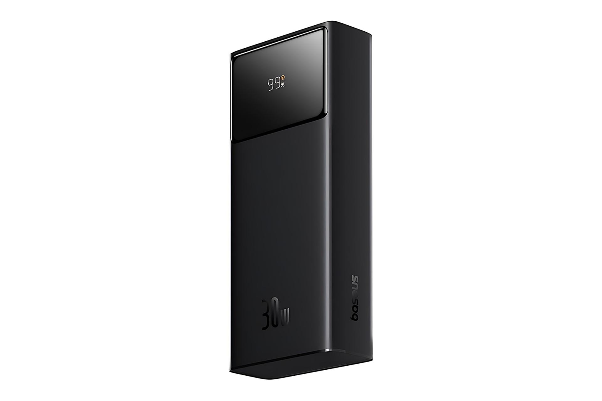نمای کناری پاور بانک باسئوس Baseus Star-Lord Digital Display 30000mAh 30W