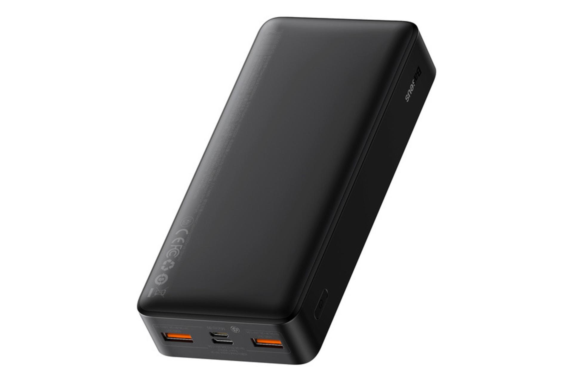 نمای کناری پاور بانک باسئوس Baseus PPBD050501 Bipow Digital Display 20000mAh