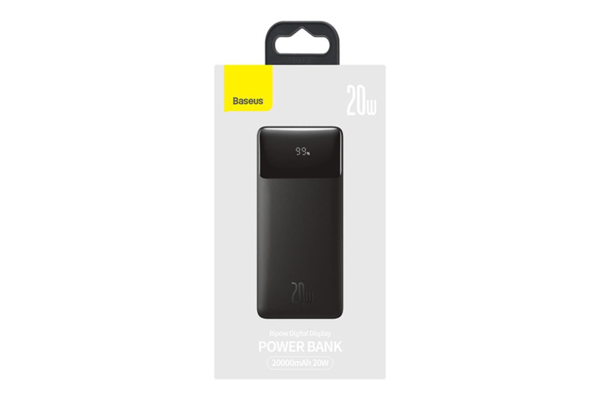 جعبه پاور بانک باسئوس Baseus PPBD050501 Bipow Digital Display 20000mAh