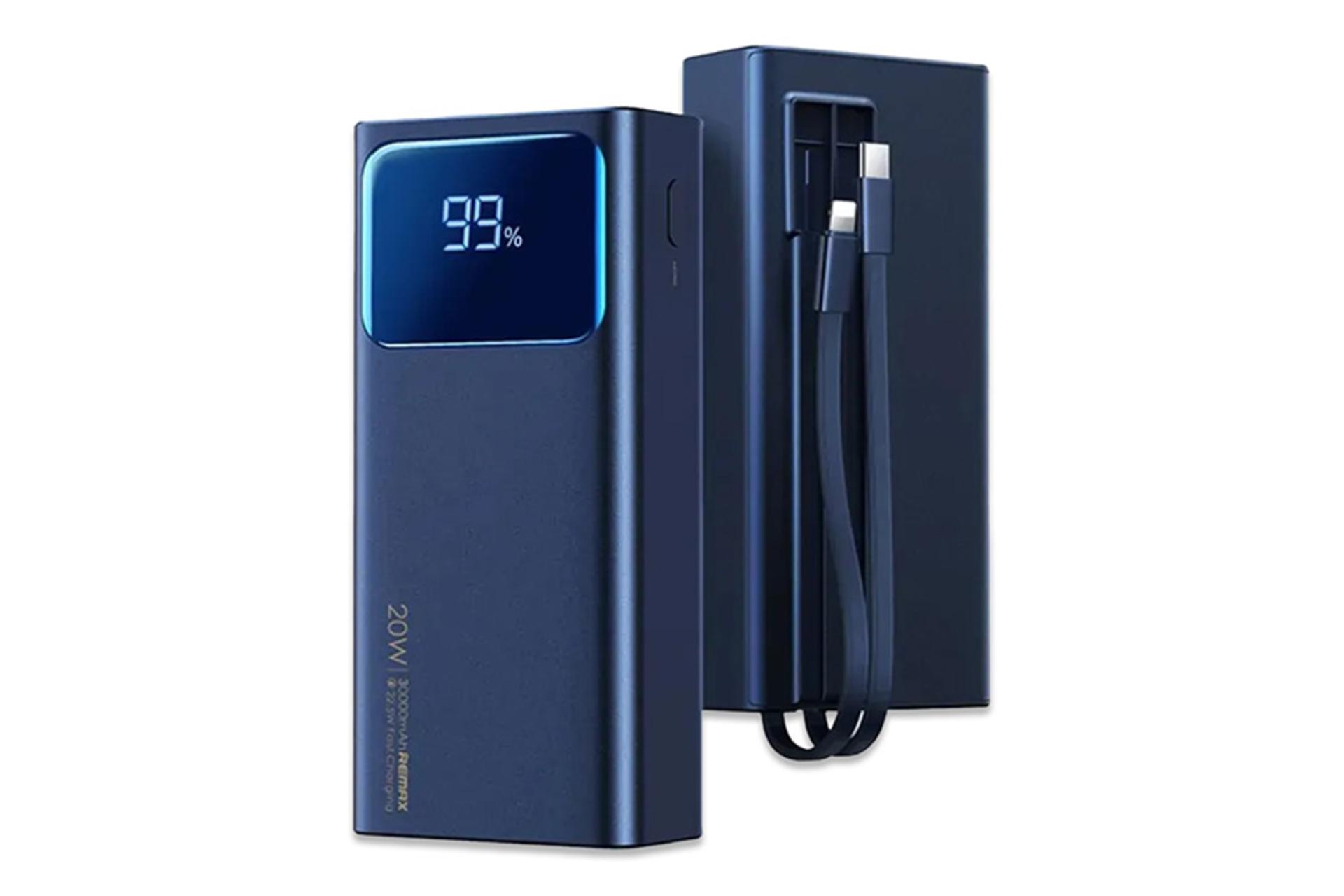 نمای کناری پاور بانک ریمکس Remax RPP-571 30000mAh