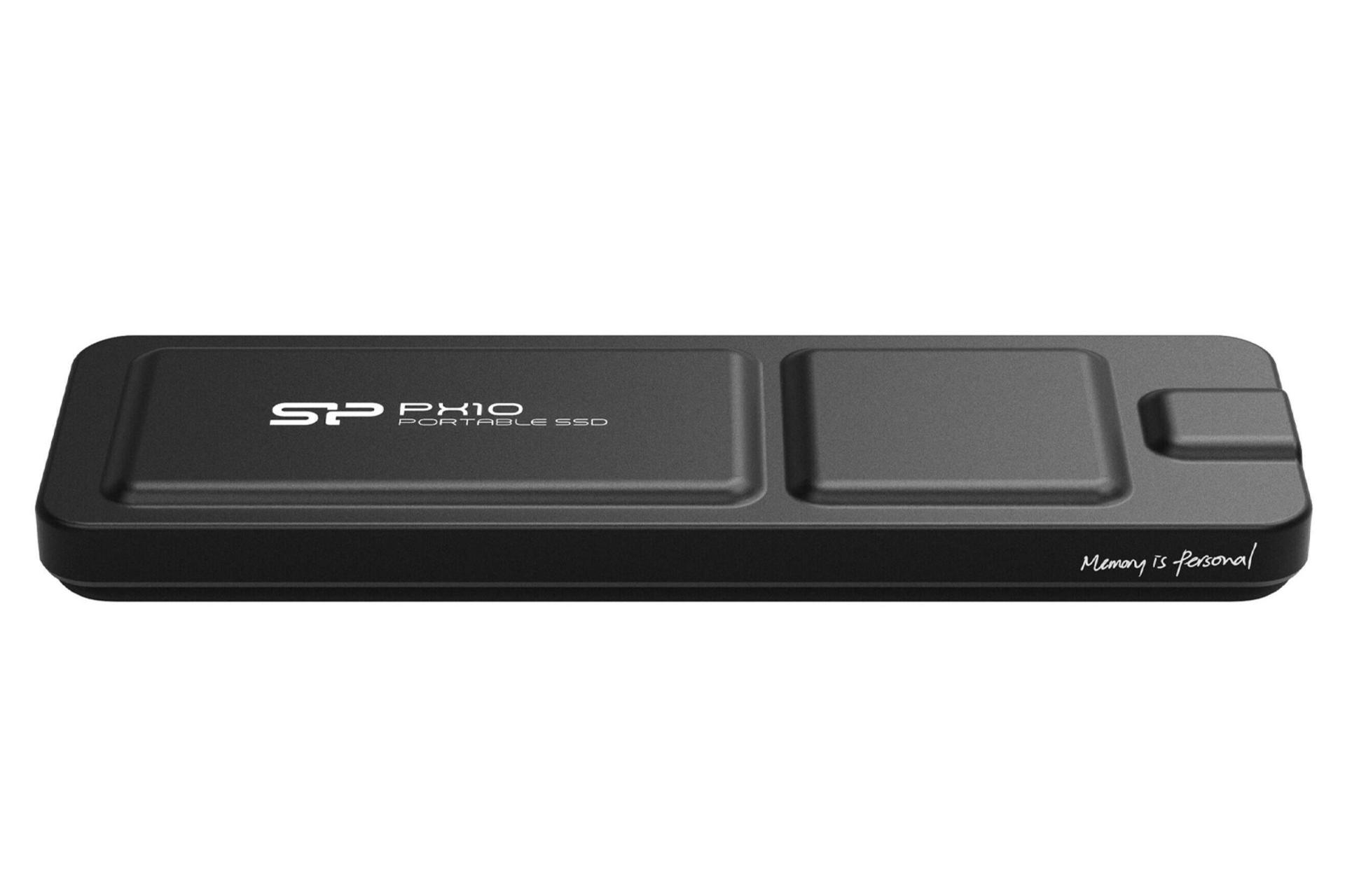 نمای کنار اس اس دی سیلیکون پاور PX10 USB 3.2 Gen 2 ظرفیت 512 گیگابایت