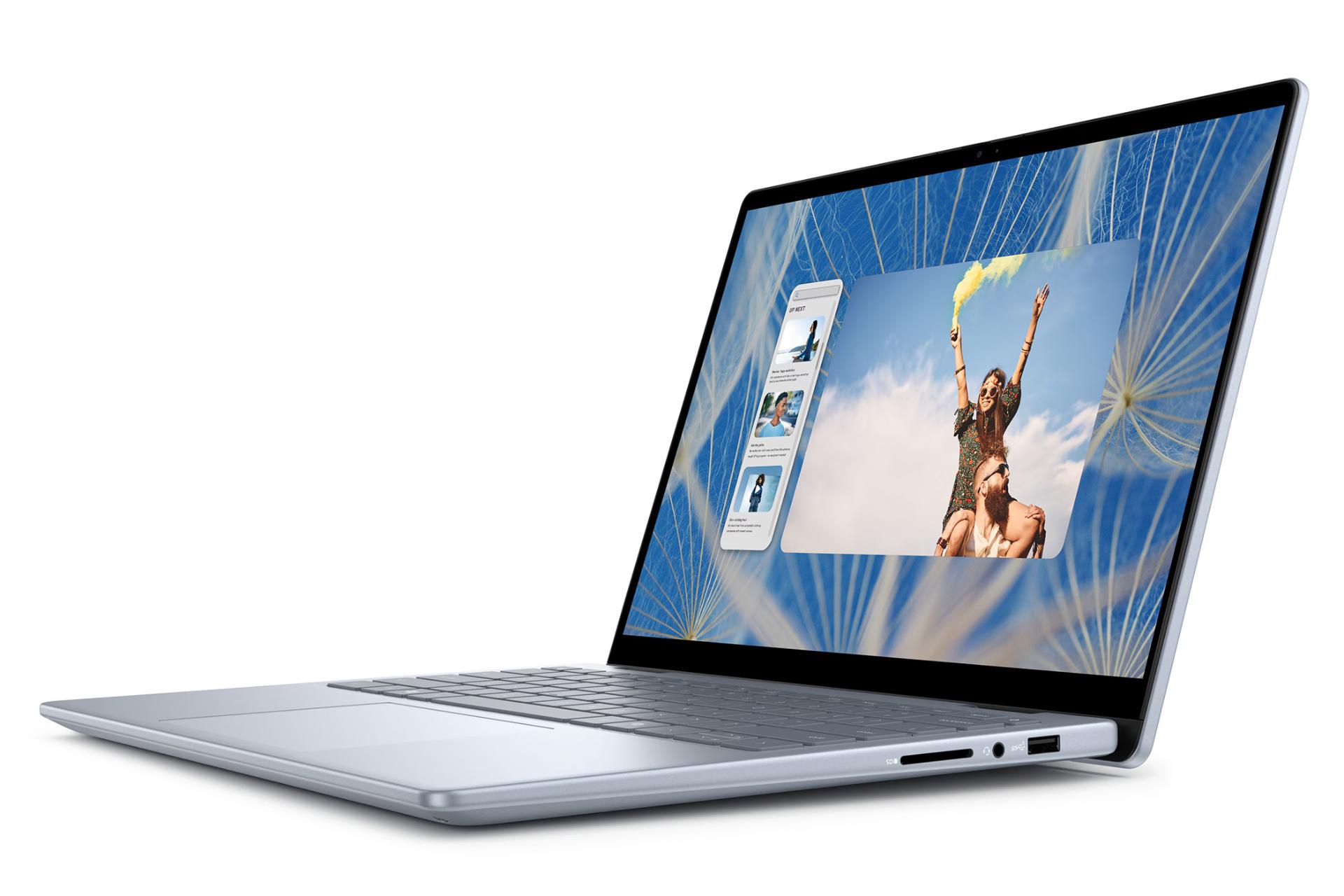 لپ تاپ دل Dell Inspiron 14 7440 نمای جلو و راست